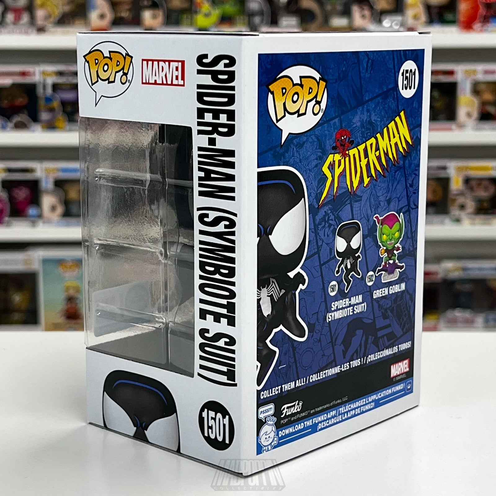 Funko Pop Marvel Spider-Man Black Symbiote Suit Target Exclusive 1501 Vinyl