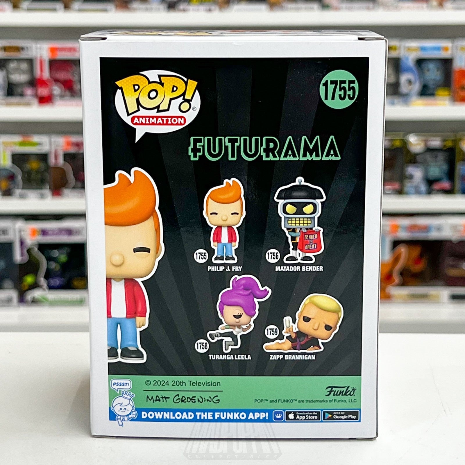 Funko Pop Animation Futurama Philip J Fry 1755 Sci-Fi TV Show Vinyl Figure Toy3