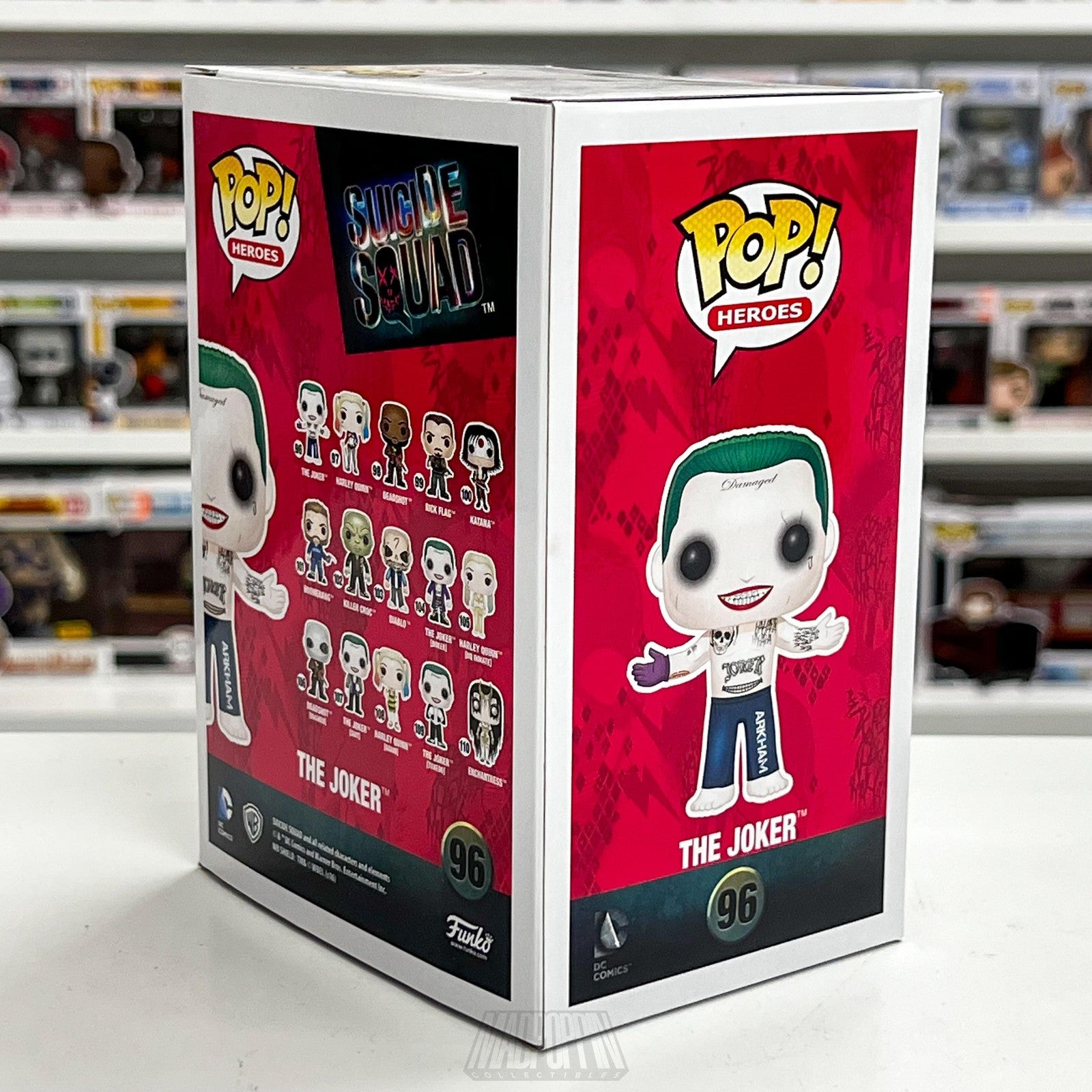 Funko Pop The Joker Suicide Squad #96 Vinyl Figure DC Comics Collectib