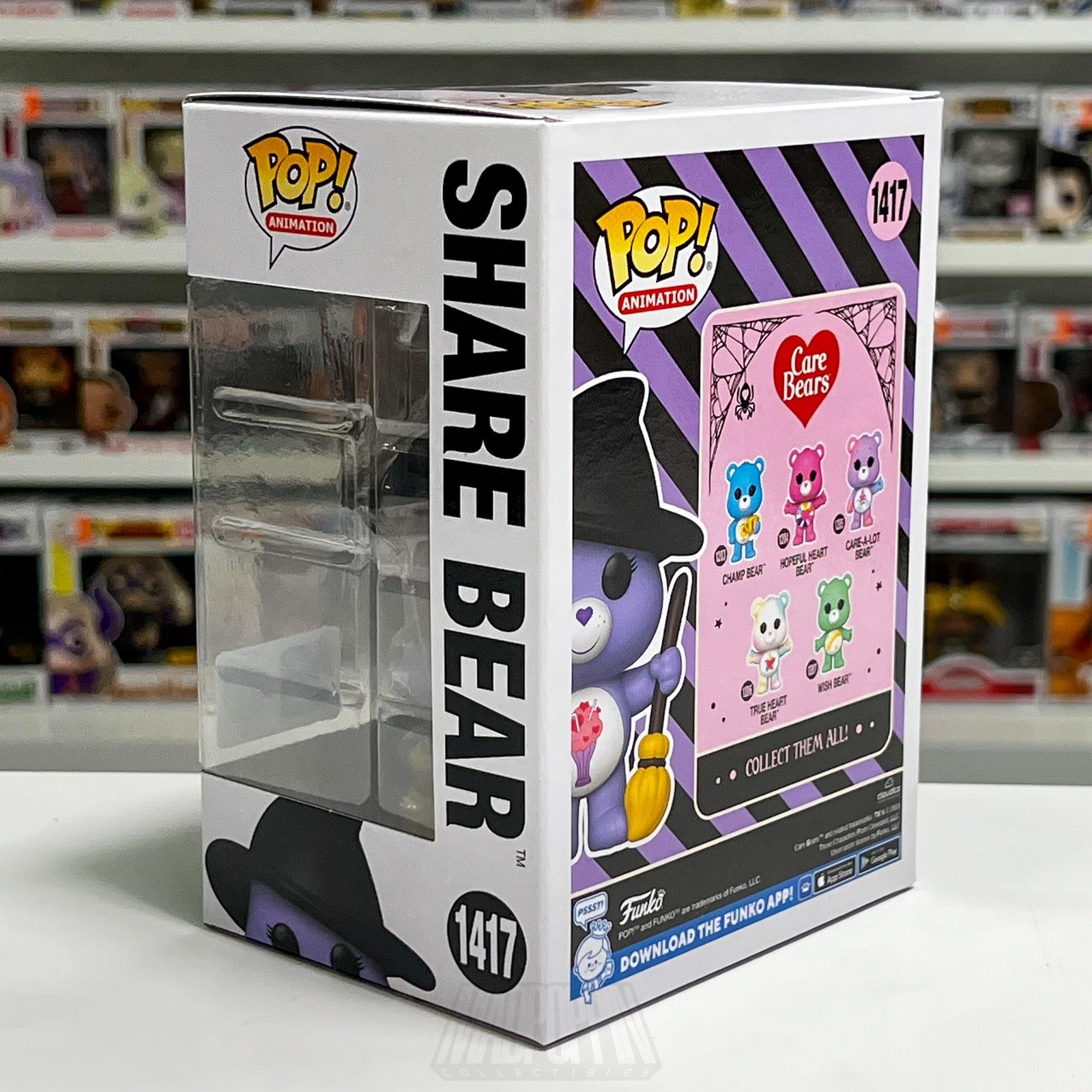 Funko Pop Animation Care Share Bear NYCC Con Sticker 1417 Limited Figure Witch