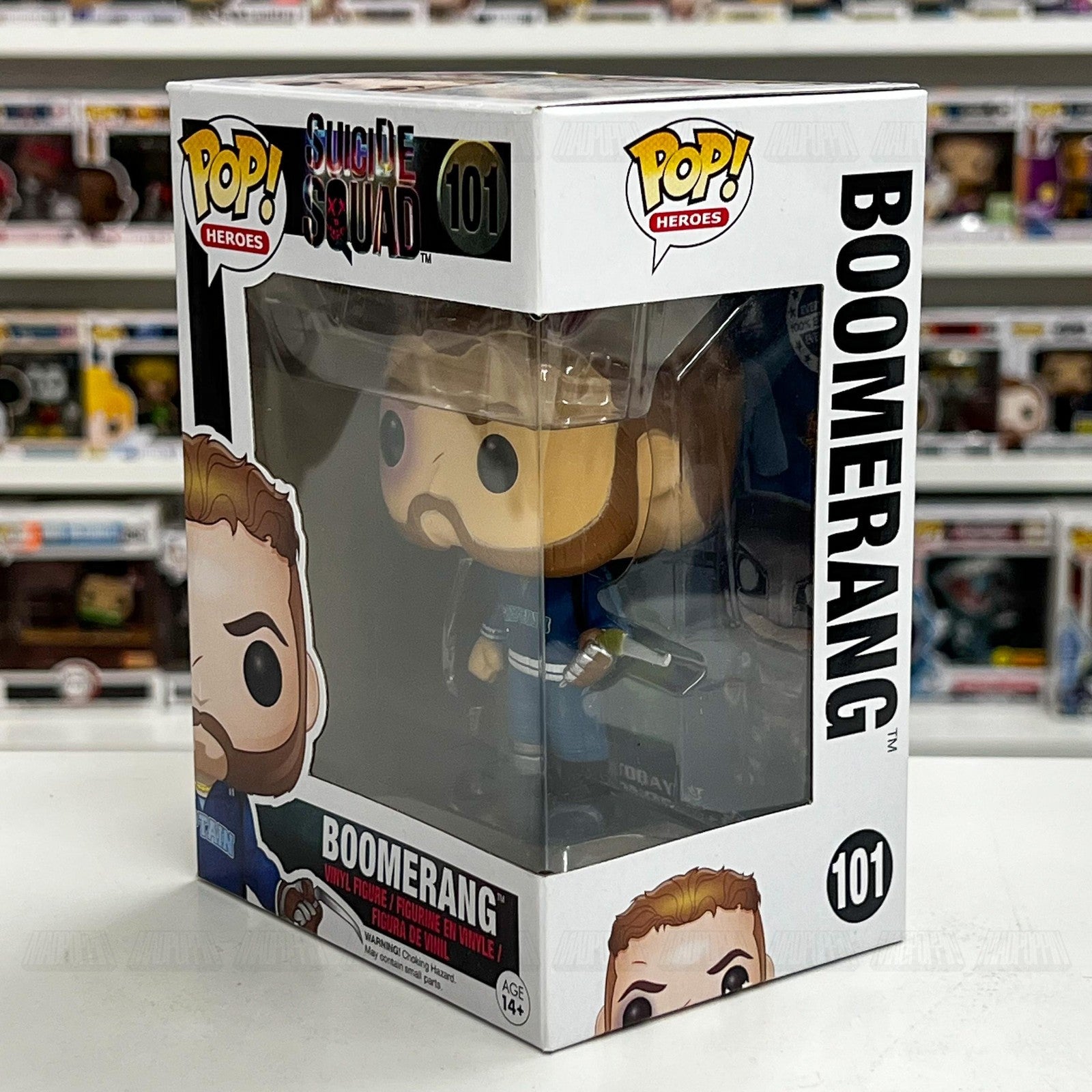 Funko Pop! Heroes Suicide Squad Boomerang #101 Vinyl Figure New in Box DC Comics