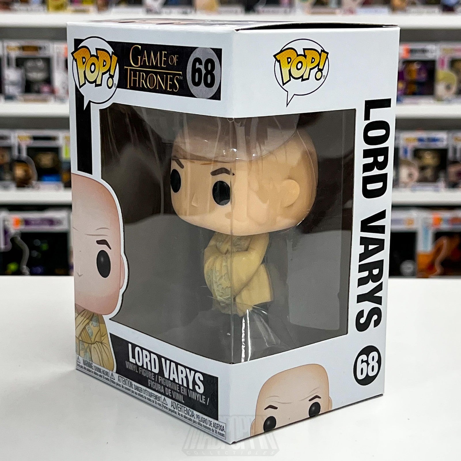 Funko Pop Game of Thrones Lord Varys #68 Vinyl Figure Collectible HBO 2018 Boxed1