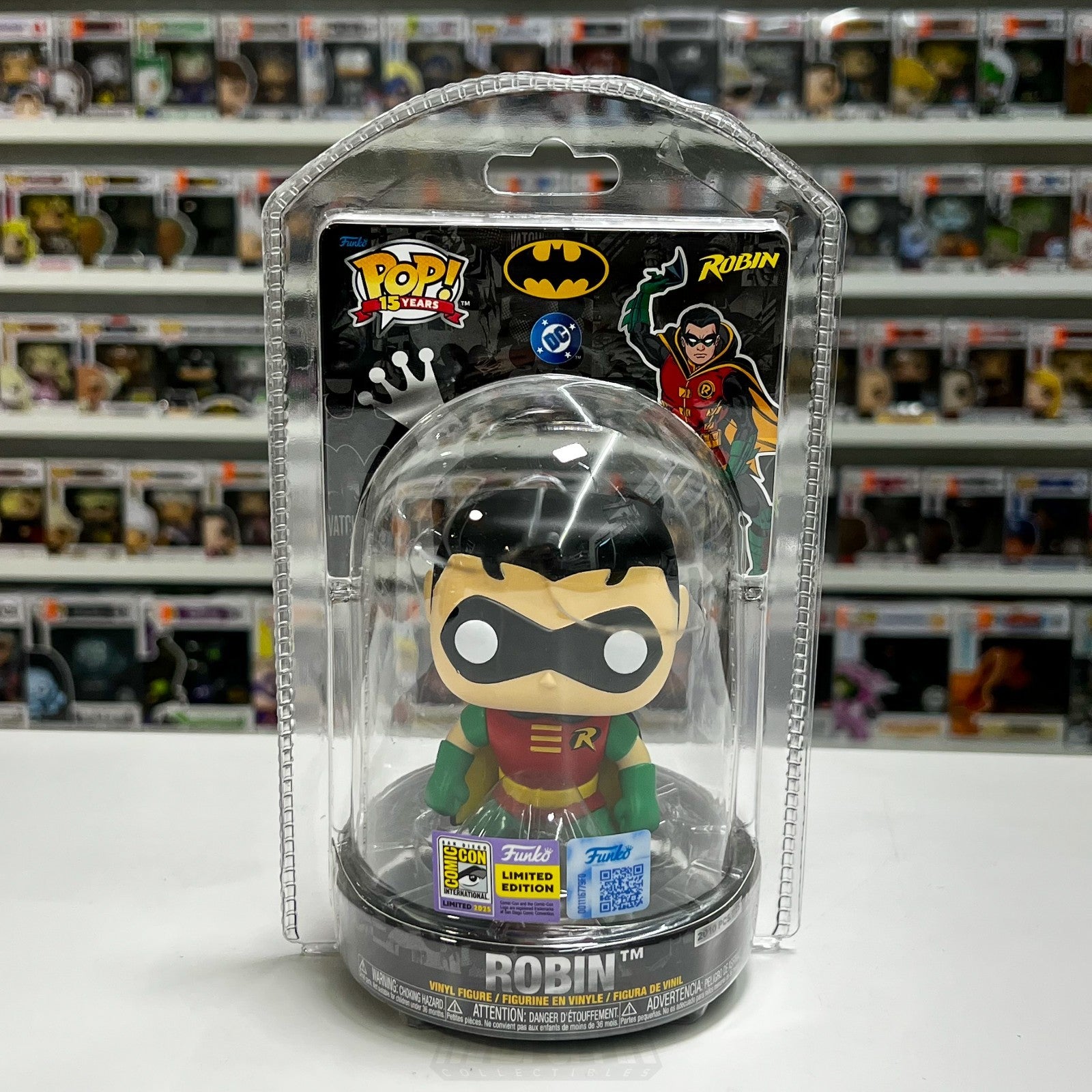 Funko Pop DC Heroes Robin Clamshell SDCC 2025 Exclusive LE 2010 Pcs Boy Wonder
