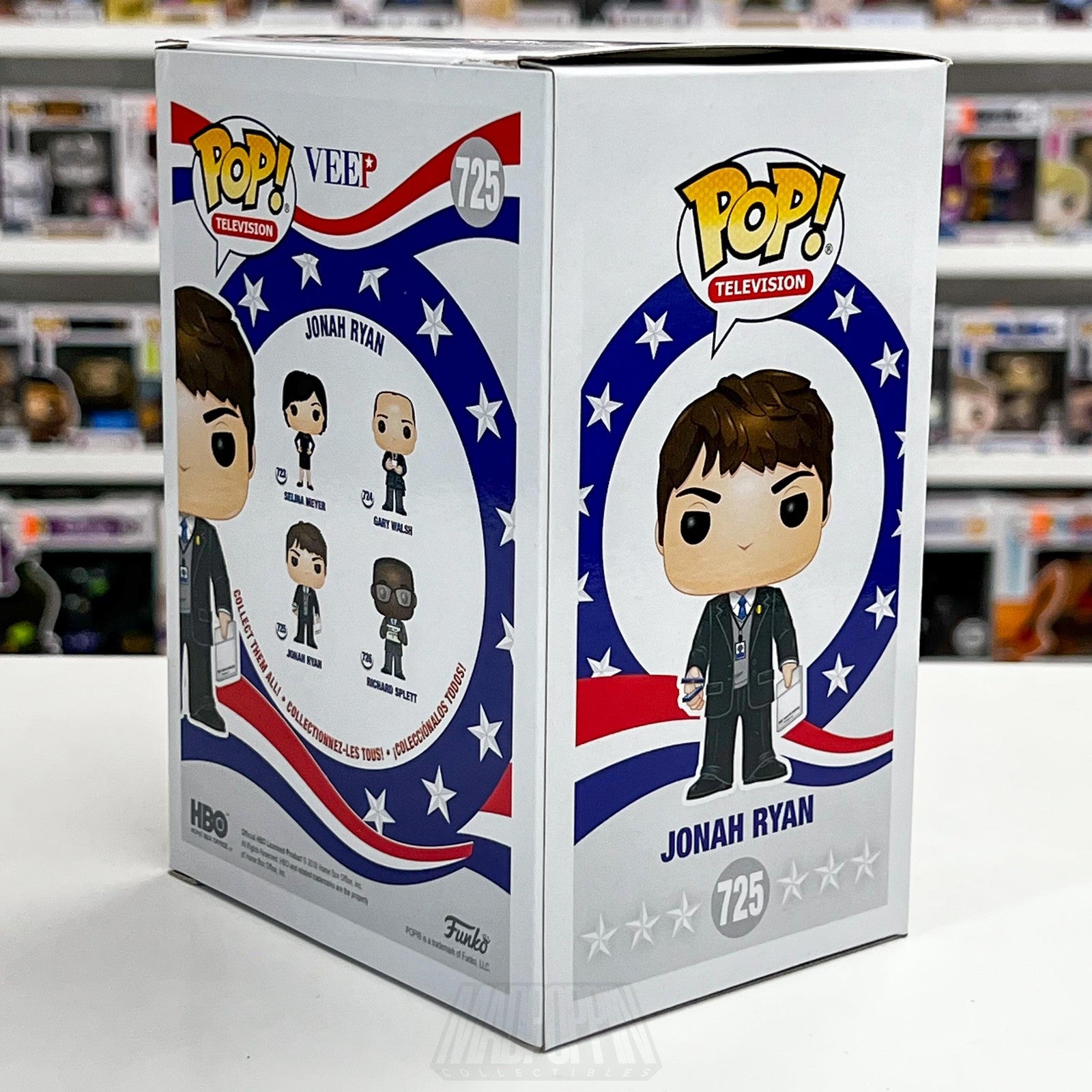 Funko Pop Television Veep Jonah Ryan #725 Vinyl Figure HBO With Box 2018 TV4