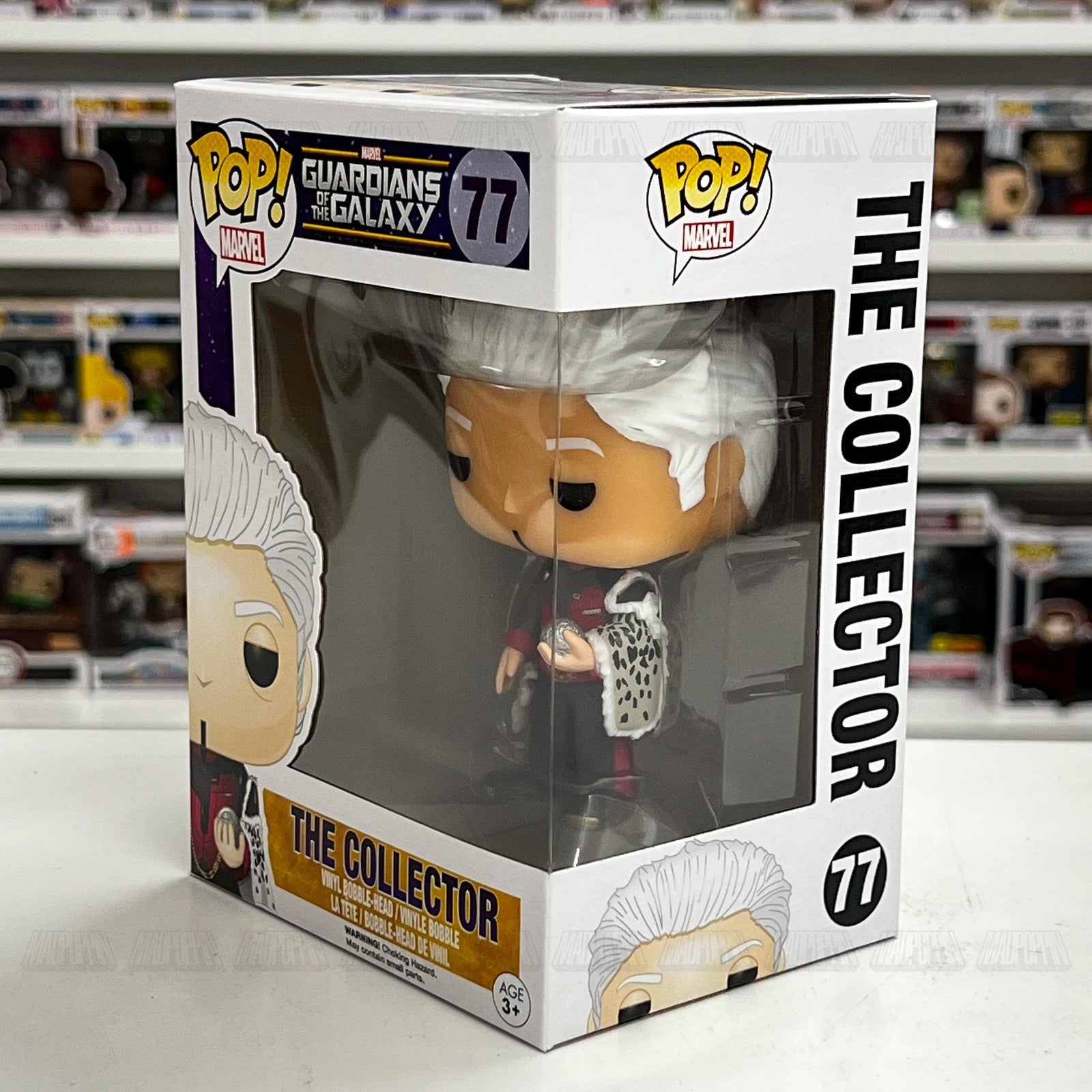Funko Pop Guardians of the Galaxy The Collector #77 Marvel Vinyl Figure New