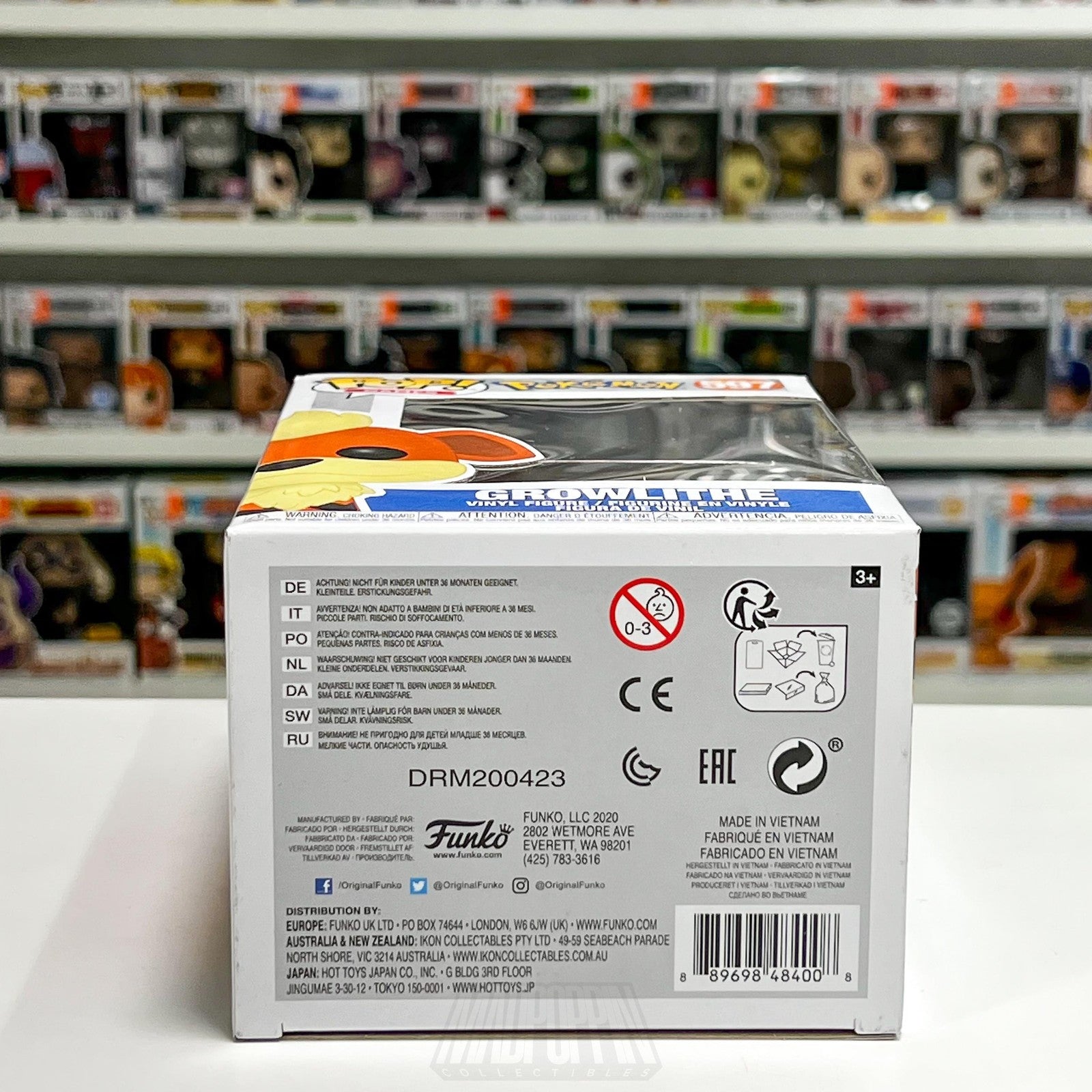 Funko Pop! Games Pokémon Growlithe #597 Vinyl Figure New in Box NIB Collectible