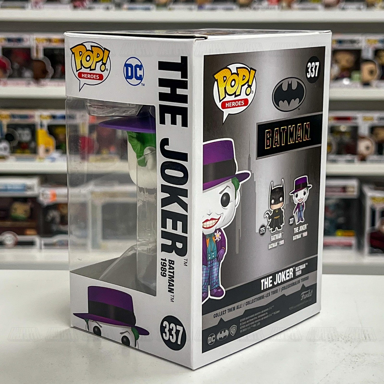 Funko Pop Heroes Batman 337 The Joker 1989 DC Comics Vinyl Figure Collectible