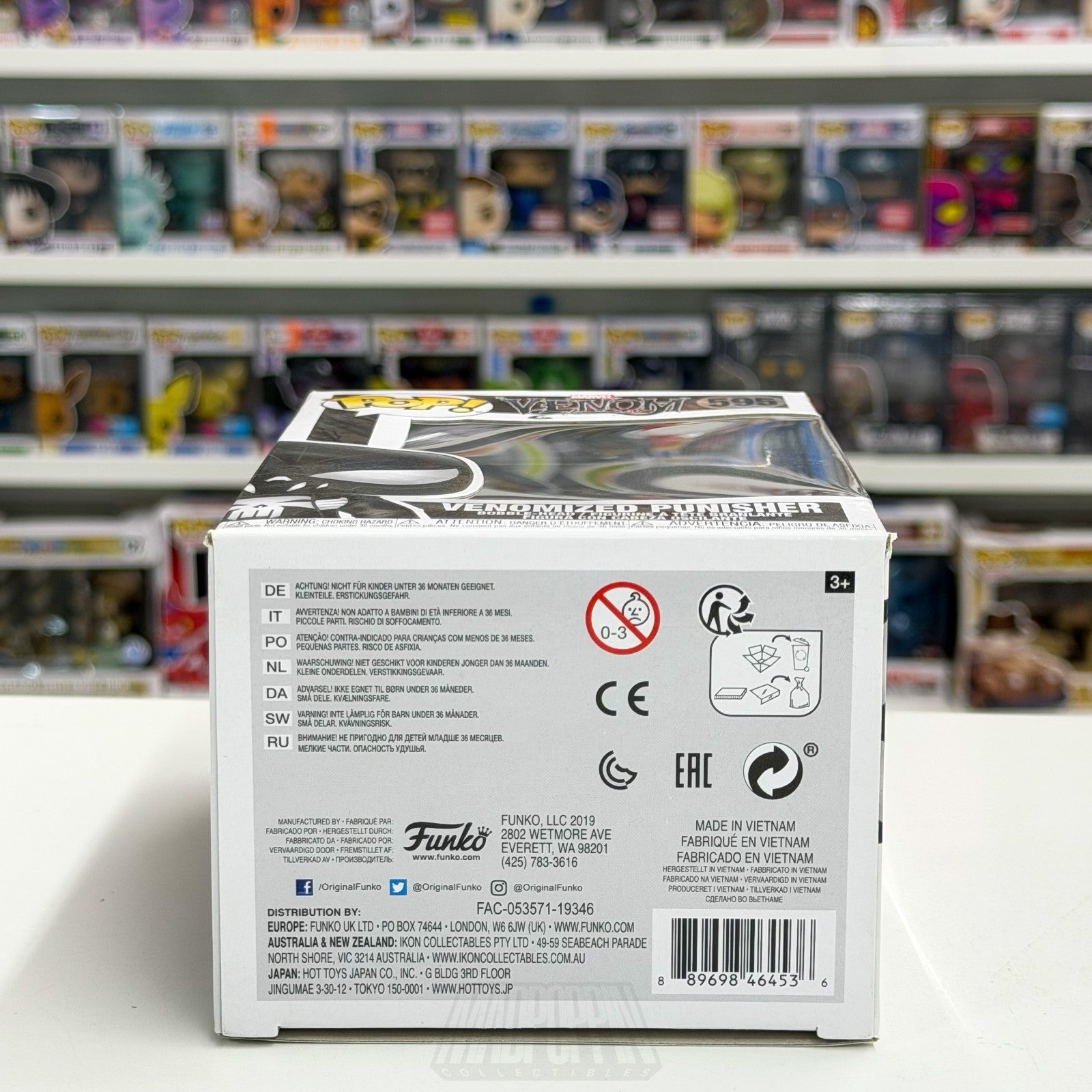 Funko Pop Marvel Venomized Punisher 595 Frank Castle Vigilante Symbiote Figure7