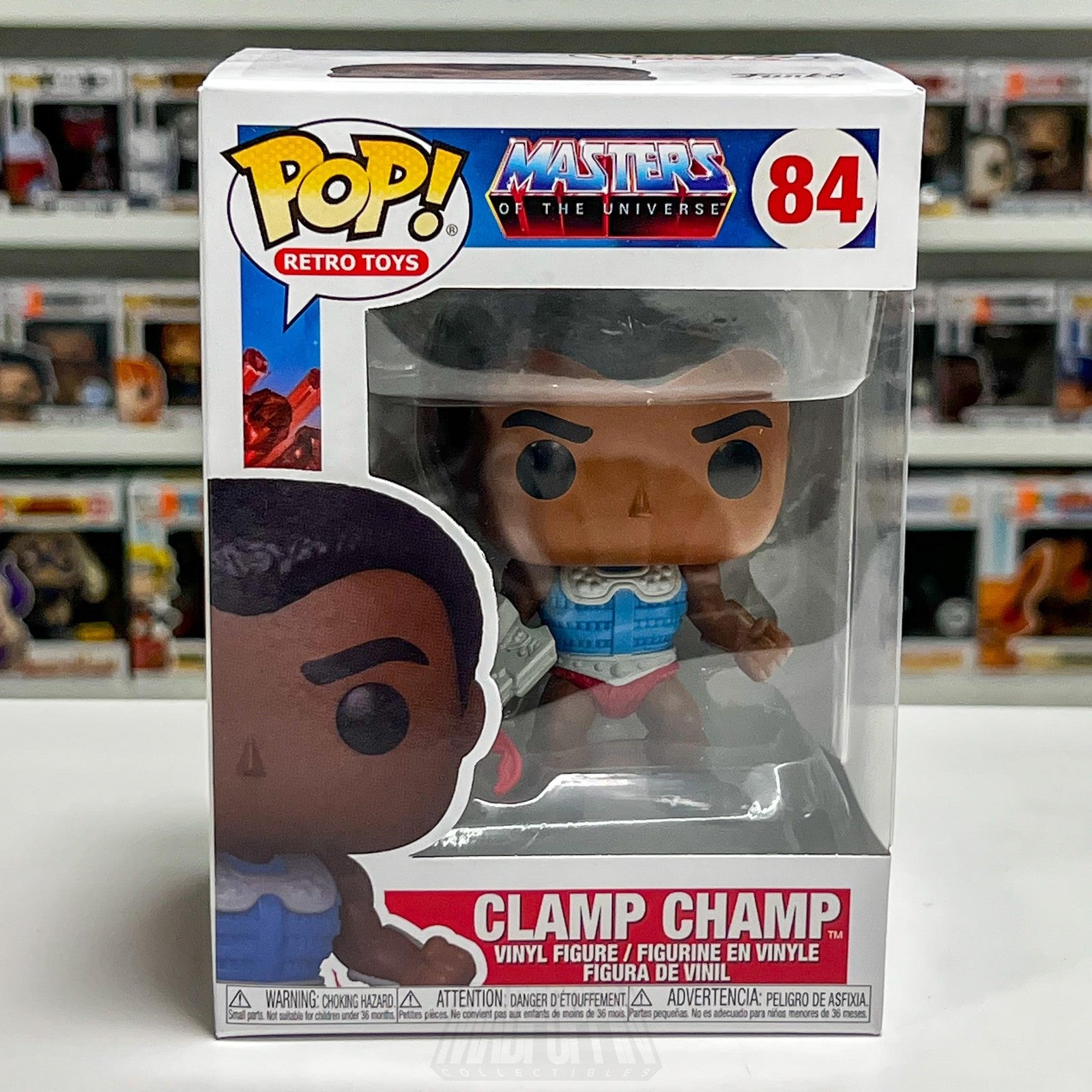 Funko Pop Retro Toys Masters of the Universe MOTU Clamp Champ 84 Vinyl Figure