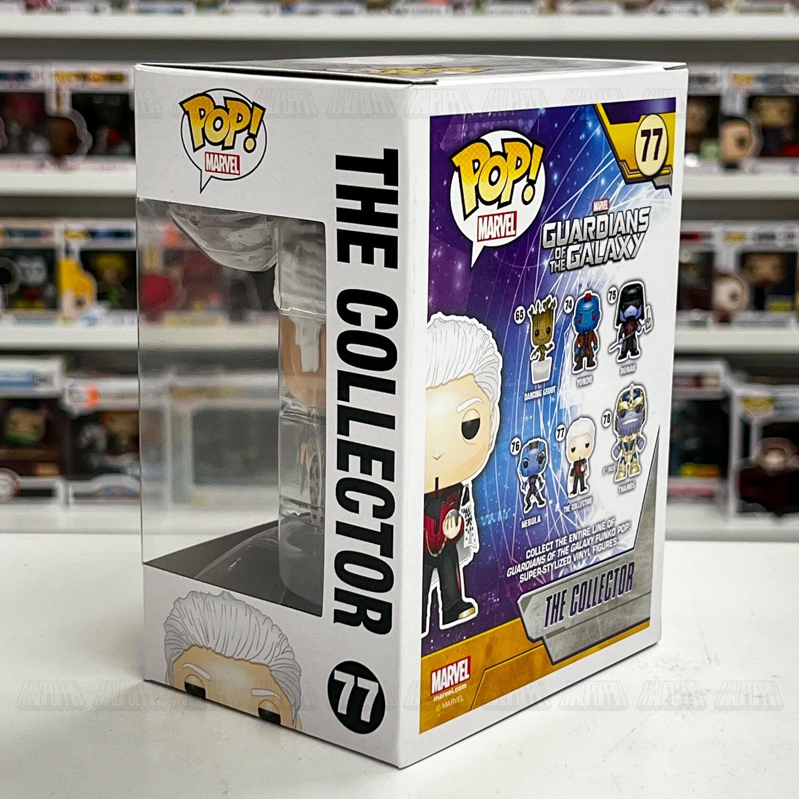 Funko Pop Guardians of the Galaxy The Collector #77 Marvel Vinyl Figure New