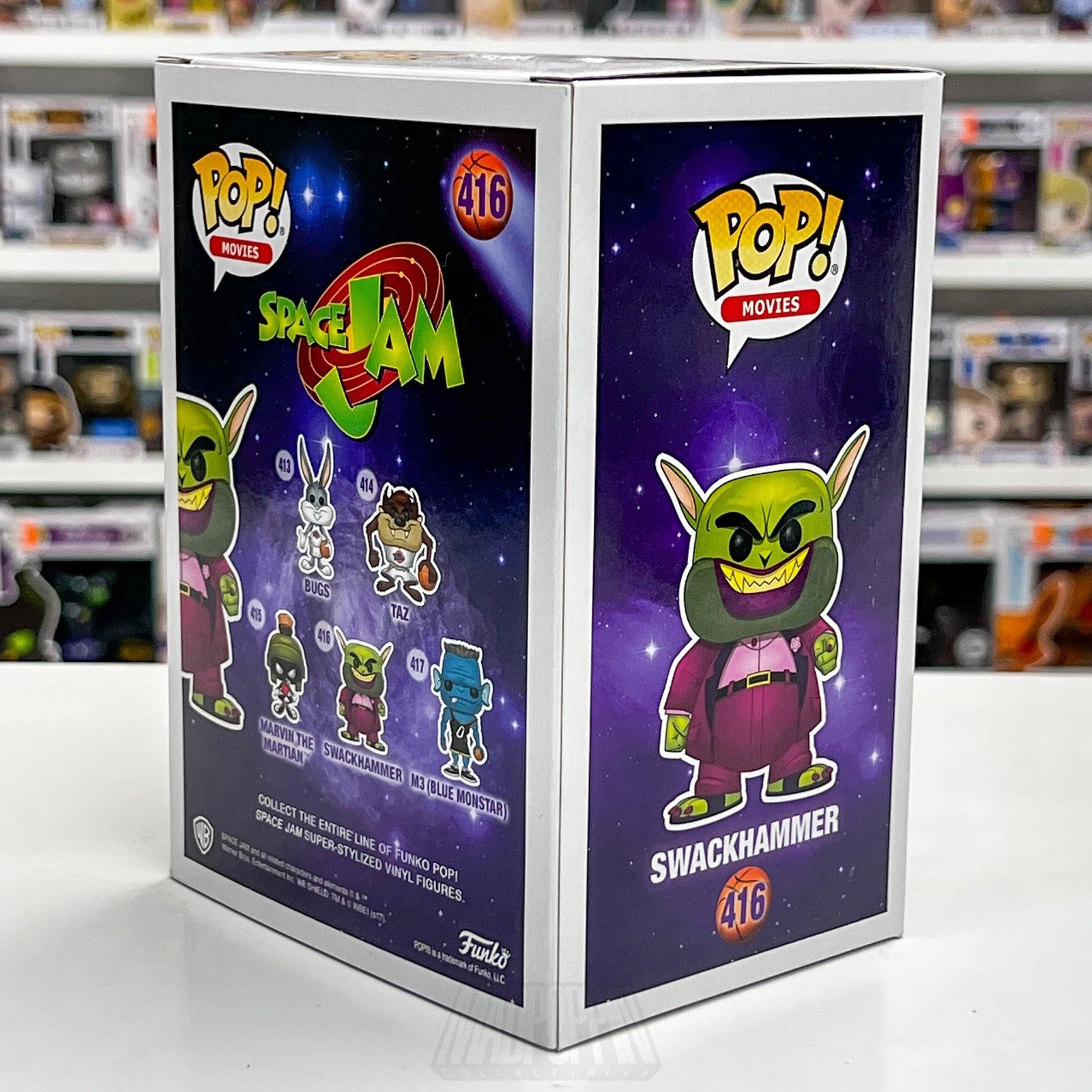 Funko Pop Movies Space Jam Swackhammer 416 Vinyl Figure with Box Collectible4