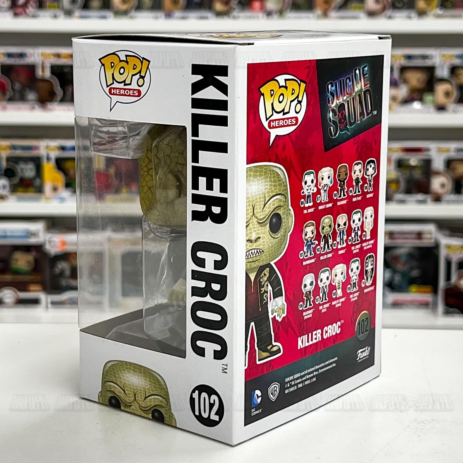 Funko Pop Heroes Suicide Squad Killer Croc 102 Vinyl Figure DC Comics New in Box