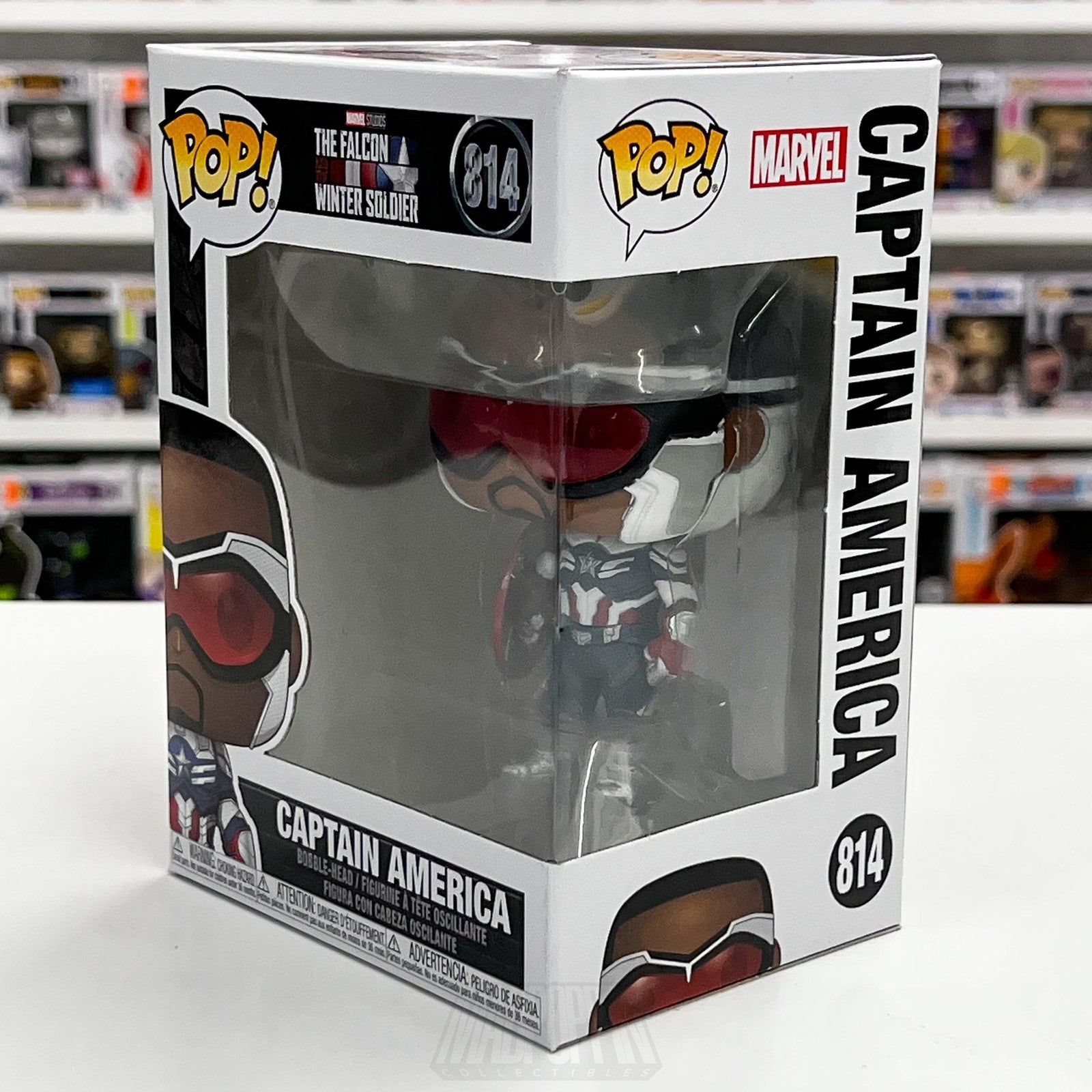 Funko Pop Marvel Captain America Sam Wilson 814 Bobble-Head Vinyl Figure Falcon1