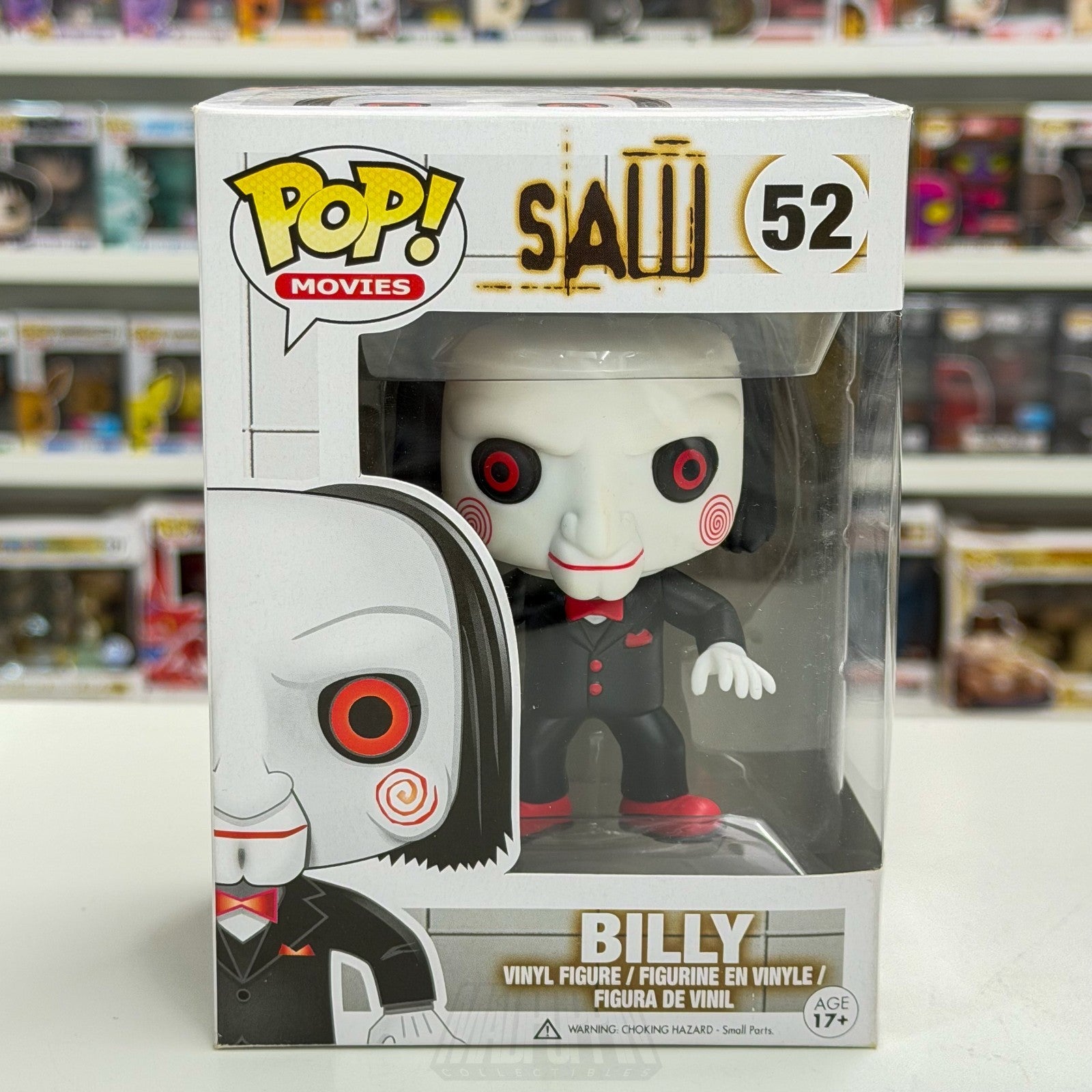 Funko Pop Movies Saw Billy The Puppet 52 Jigsaw Horror AUTHENTIC Vinyl Figure0