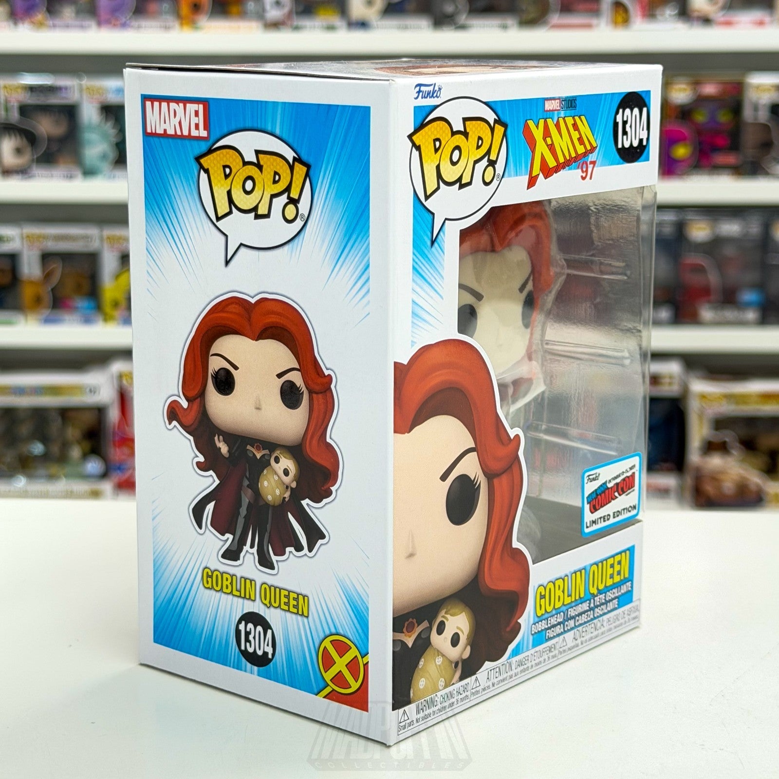 Funko Pop Marvel X-Men 97 Goblin Queen NYCC Official Sticker 1304 Vinyl Figure5