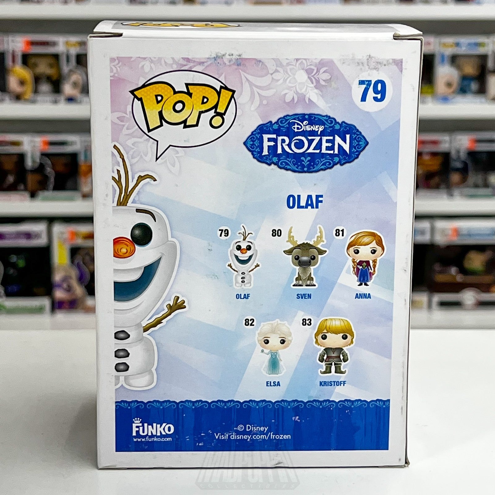 Funko Pop Disney Frozen Olaf 79 Vinyl Figure Snowman Hans Christian Andersen Toy3