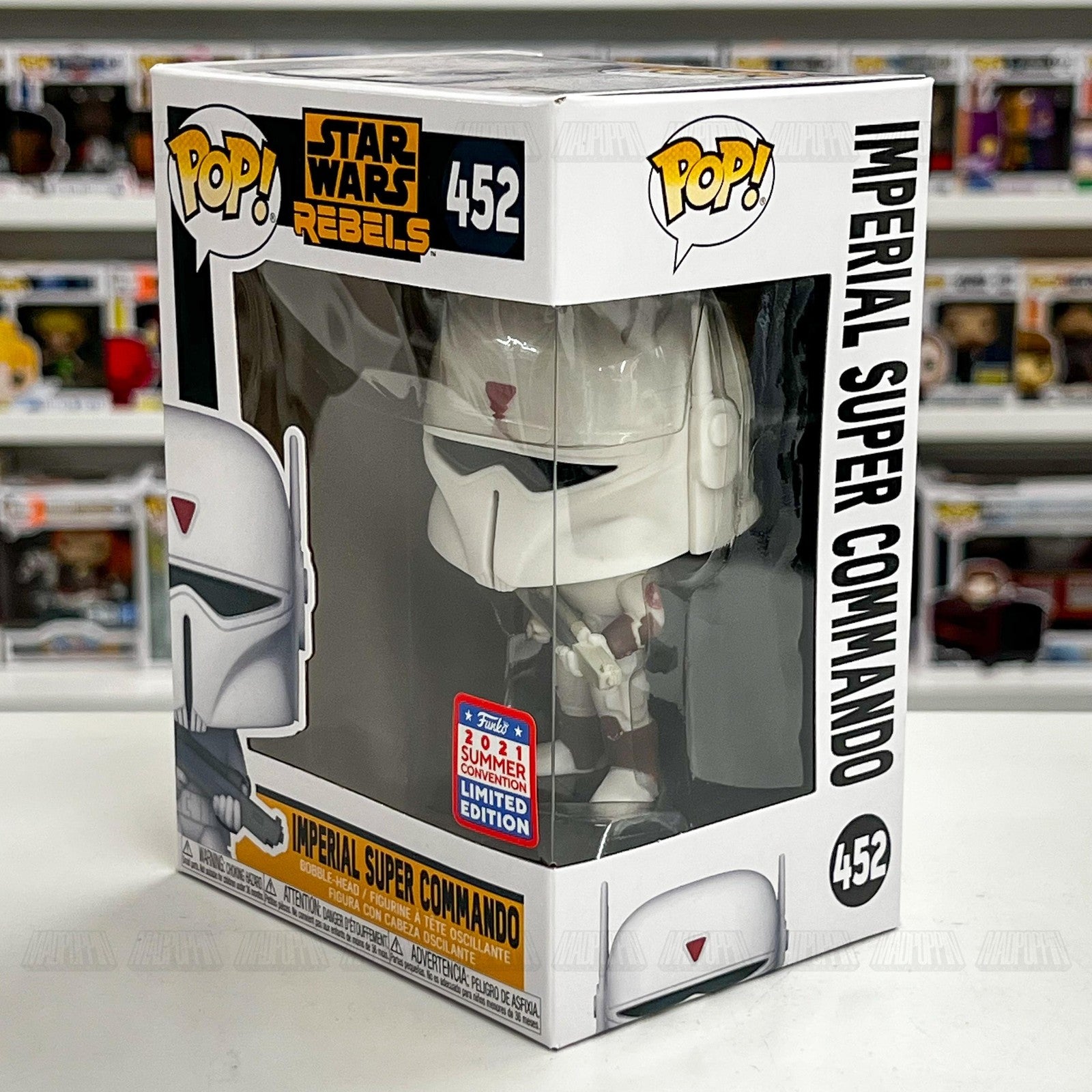Funko Pop Star Wars Rebels Imperial Super Commando 452 Summer Convention