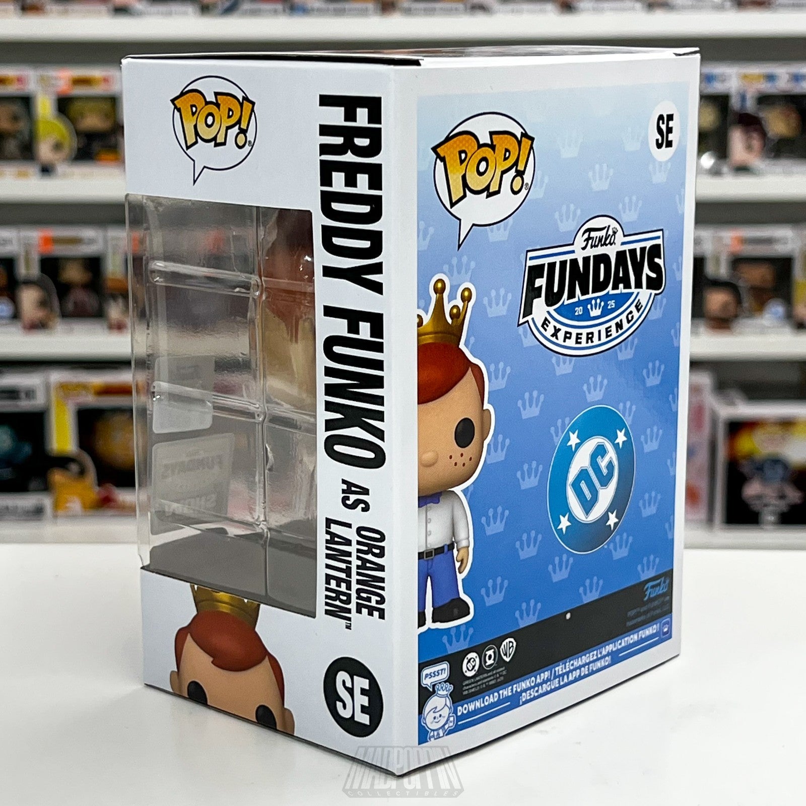 Funko Pop Fundays Experience 2025 Freddy as Orange Lantern DC 3100pcs