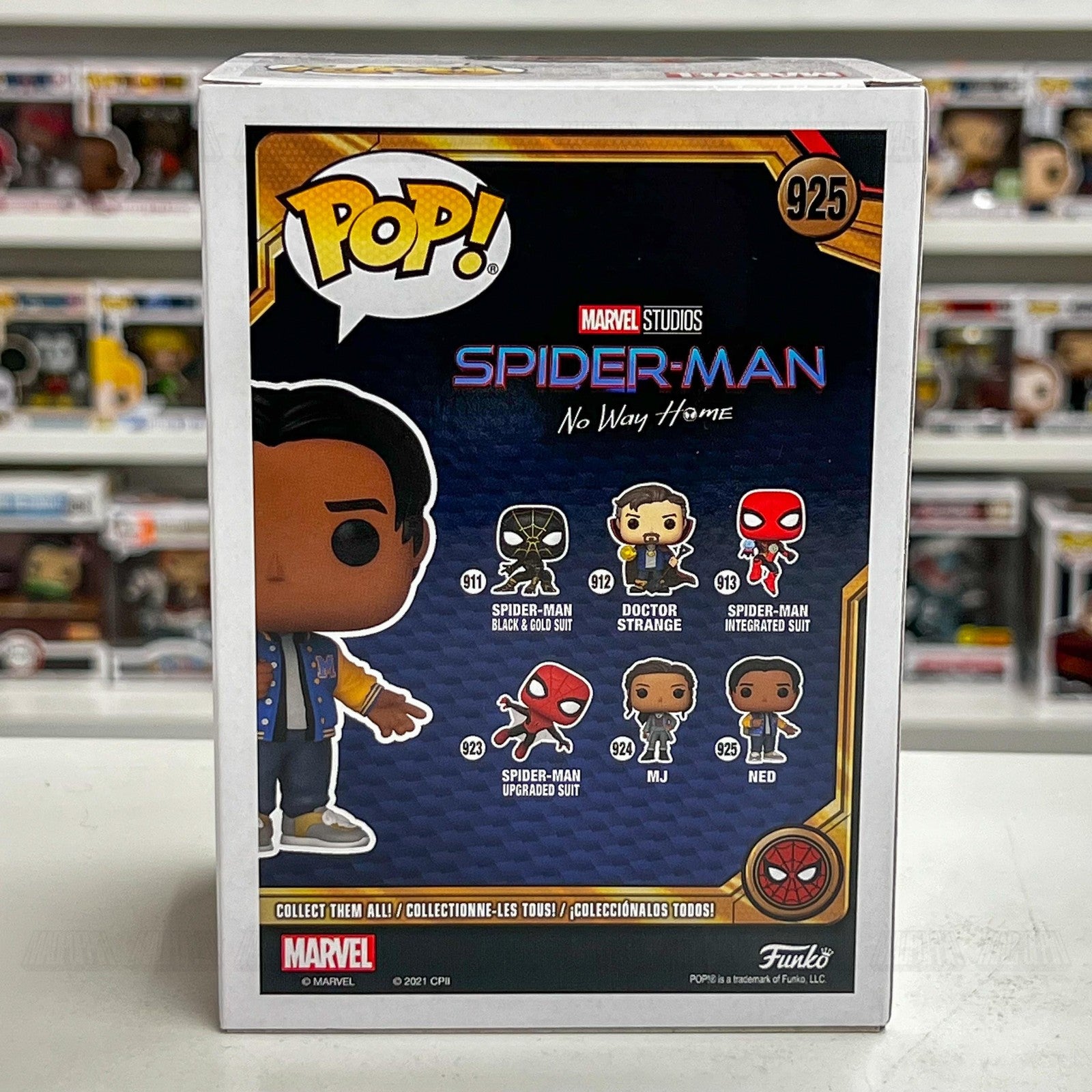 Funko Pop Marvel Spider-Man No Way Home Ned #925 Bobble-Head Vinyl Figure New