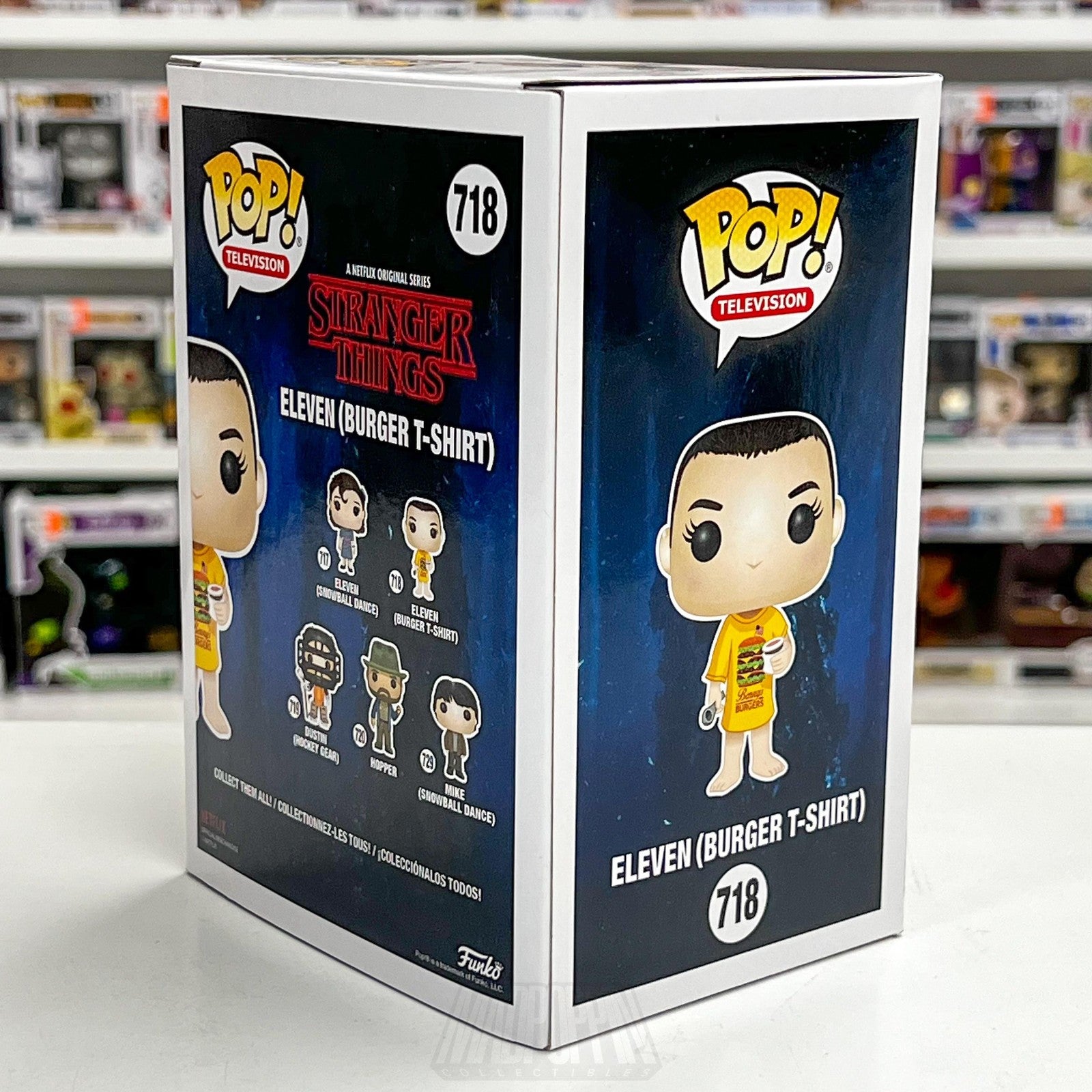 Funko Pop Television Stranger Things Eleven Burger T-Shirt 718 Figure Horror TV4