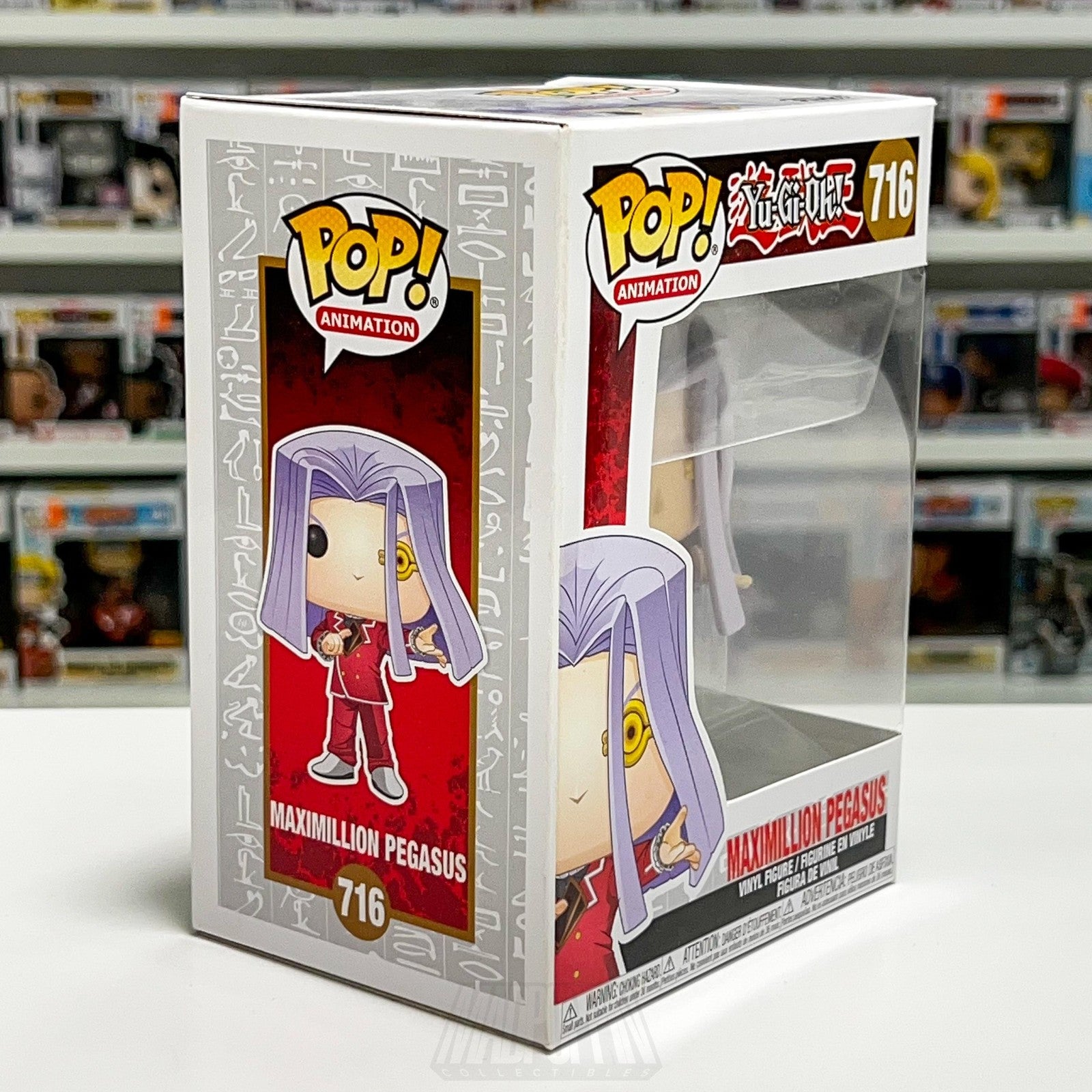 Funko Pop! Animation Yu-Gi-Oh Maximillion Pegasus 716 Anime Figure New Box Toy
