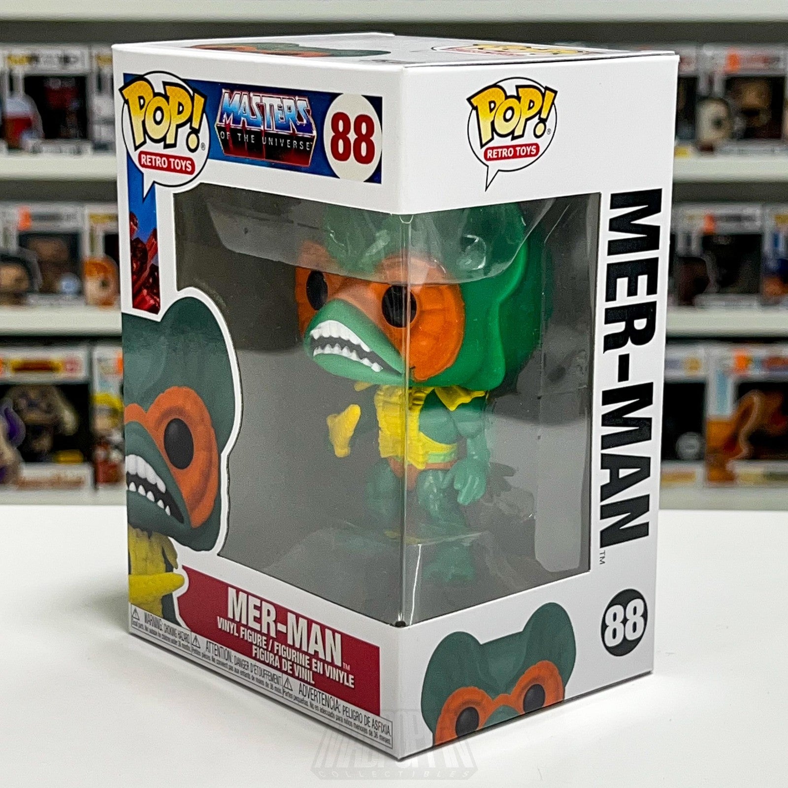 Funko Pop Retro Toys Masters of the Universe MOTU Mer-Man #88 Vinyl Figure Toy
