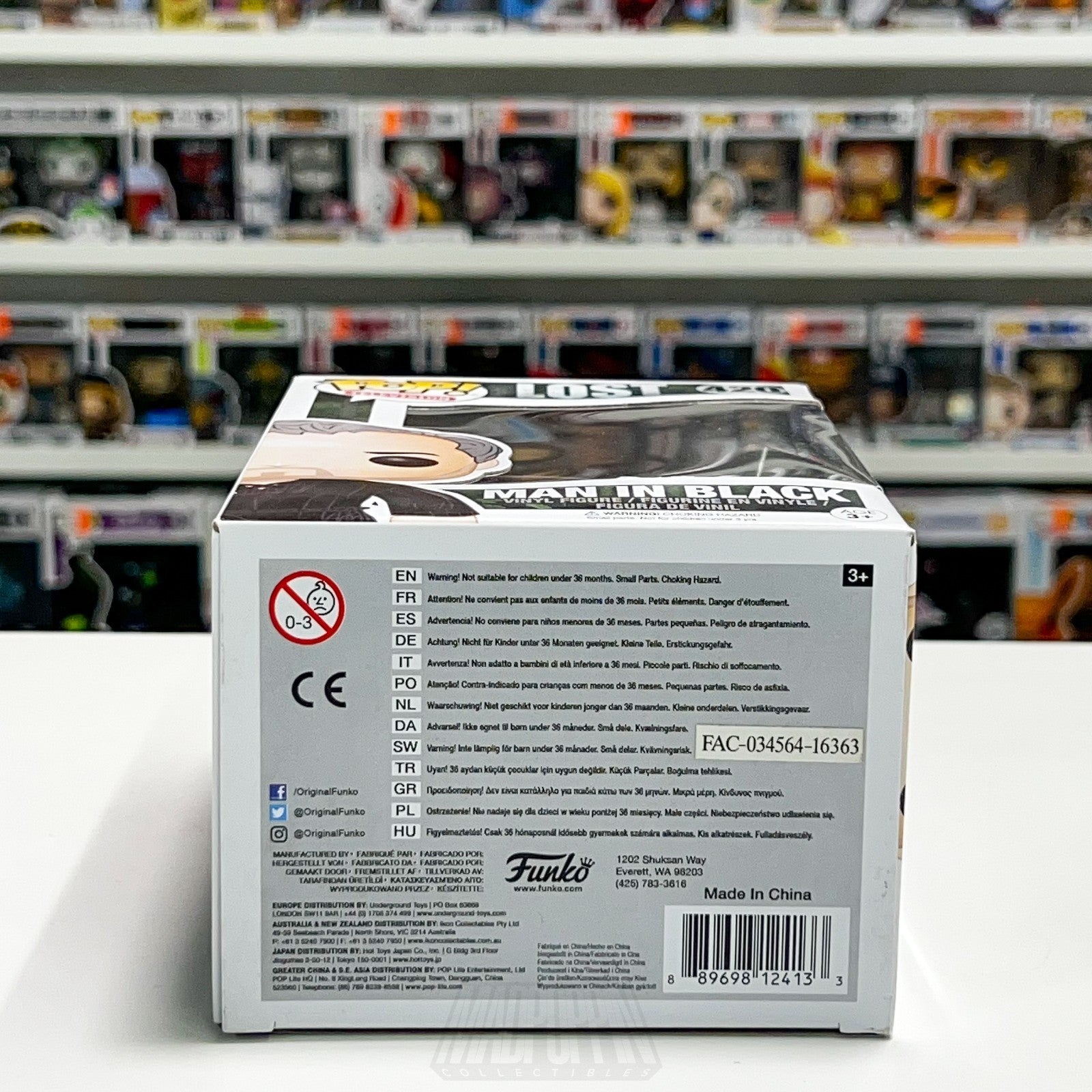 Funko Pop Television Lost Man in Black 420 Vinyl Figure Science Fiction TV Show7