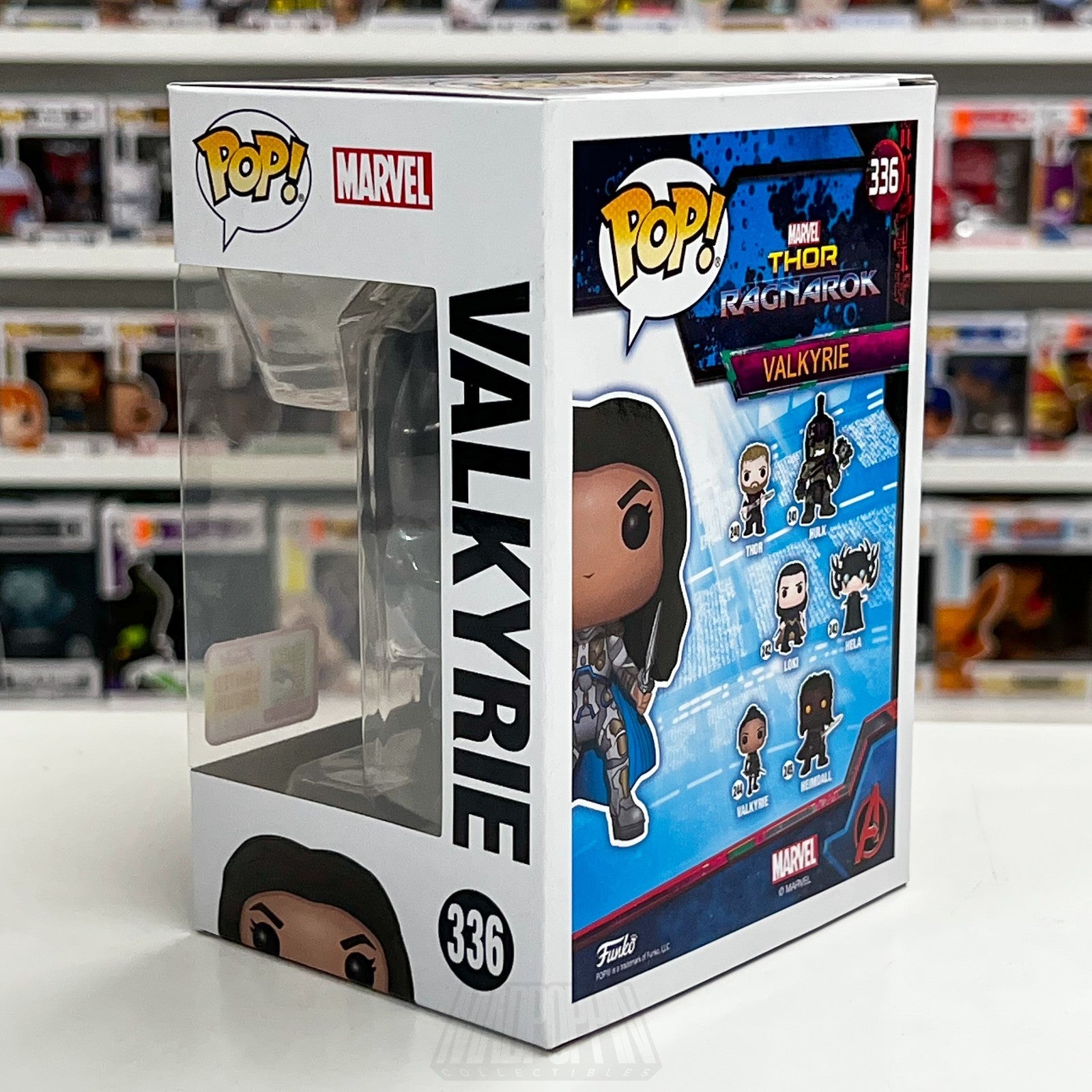 Funko Pop Marvel Thor Ragnarok Valkyrie Battle Outfit 336 SDCC 2018 Vinyl Figure2
