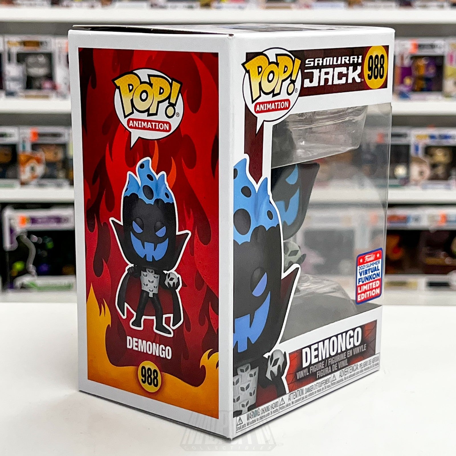 Funko Pop Animation Samurai Jack Demongo FunKon 2021 988 Soul Collector Figure5
