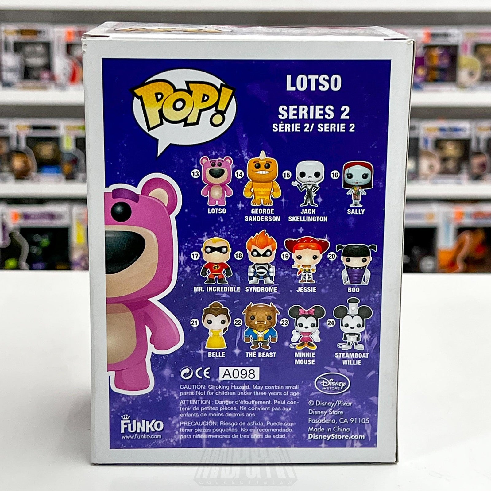 Funko Pop Disney Store Lotso #13 Toy Story Vinyl Figure Series 2 In Box Pixar3