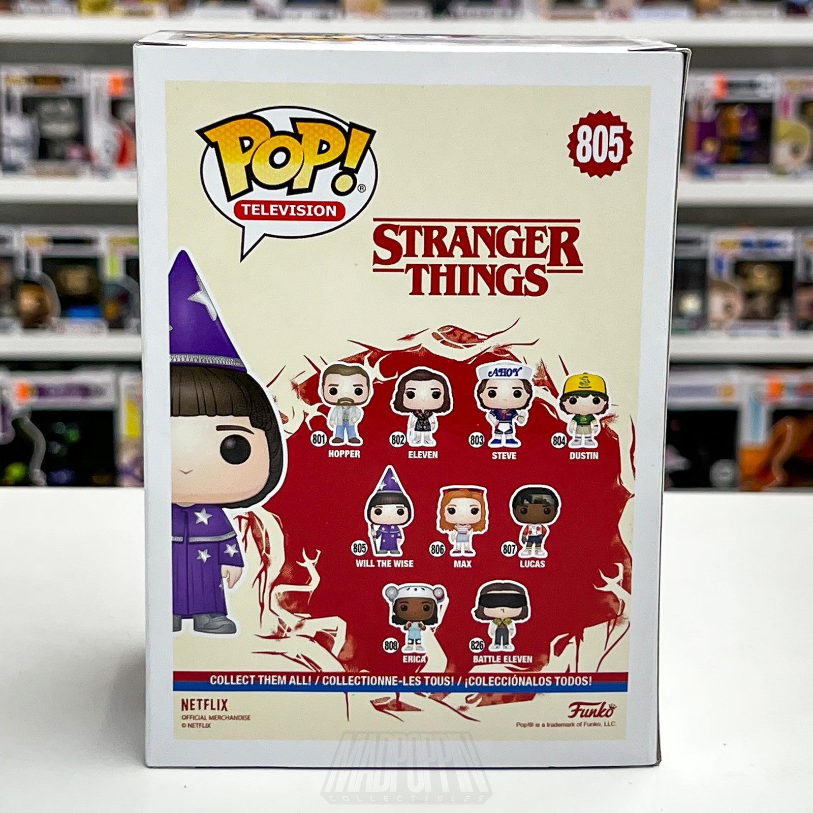 Funko Pop Television Stranger Things Will The Wise 805 Vinyl Figure Netflix3