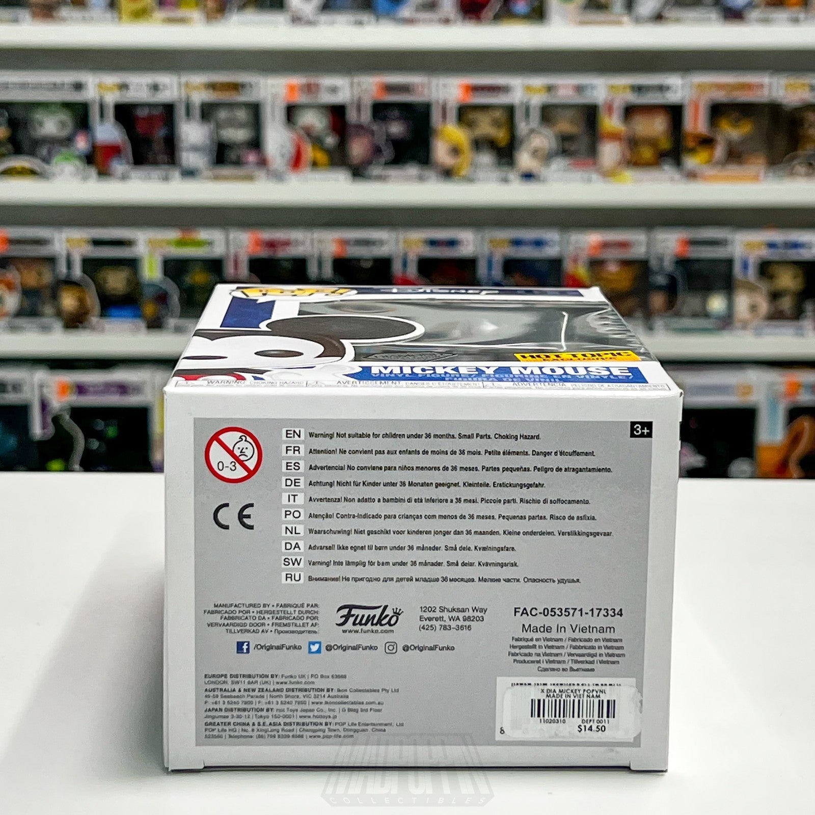Funko Pop Disney Mickey Mouse Diamond Glitter Hot Topic 01 Walt Magic Kingdom7