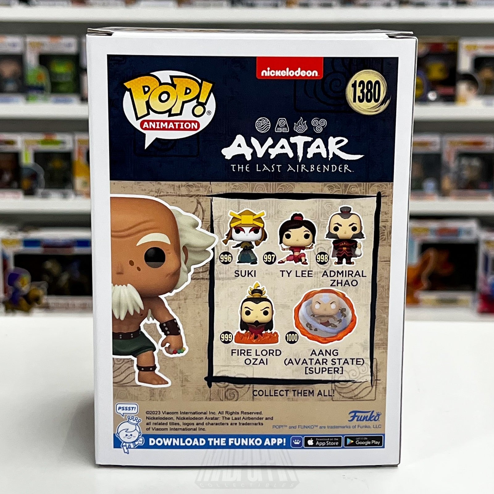 Funko Pop Anime Avatar Last Airbender King Bumi Entertainment Earth 1380 Figure3