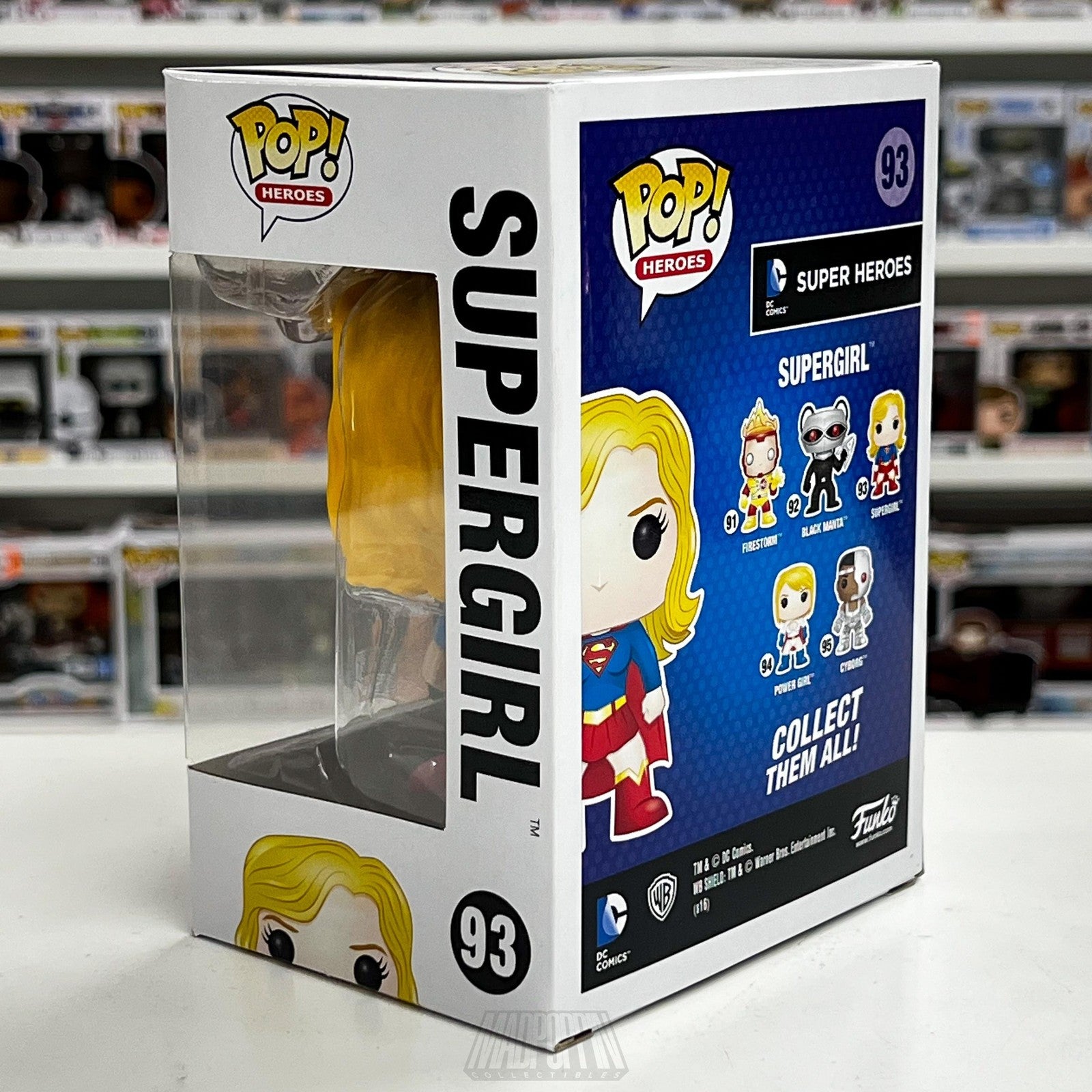 Funko Pop Heroes Supergirl 93 DC Comics Vinyl Figure New Box Collectible Gift