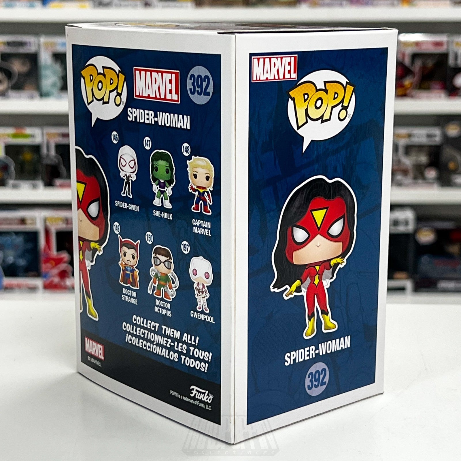 Funko Pop Marvel Spider-Woman NYCC Fall Con 392 Avengers Hydra Toy Vinyl Figure4