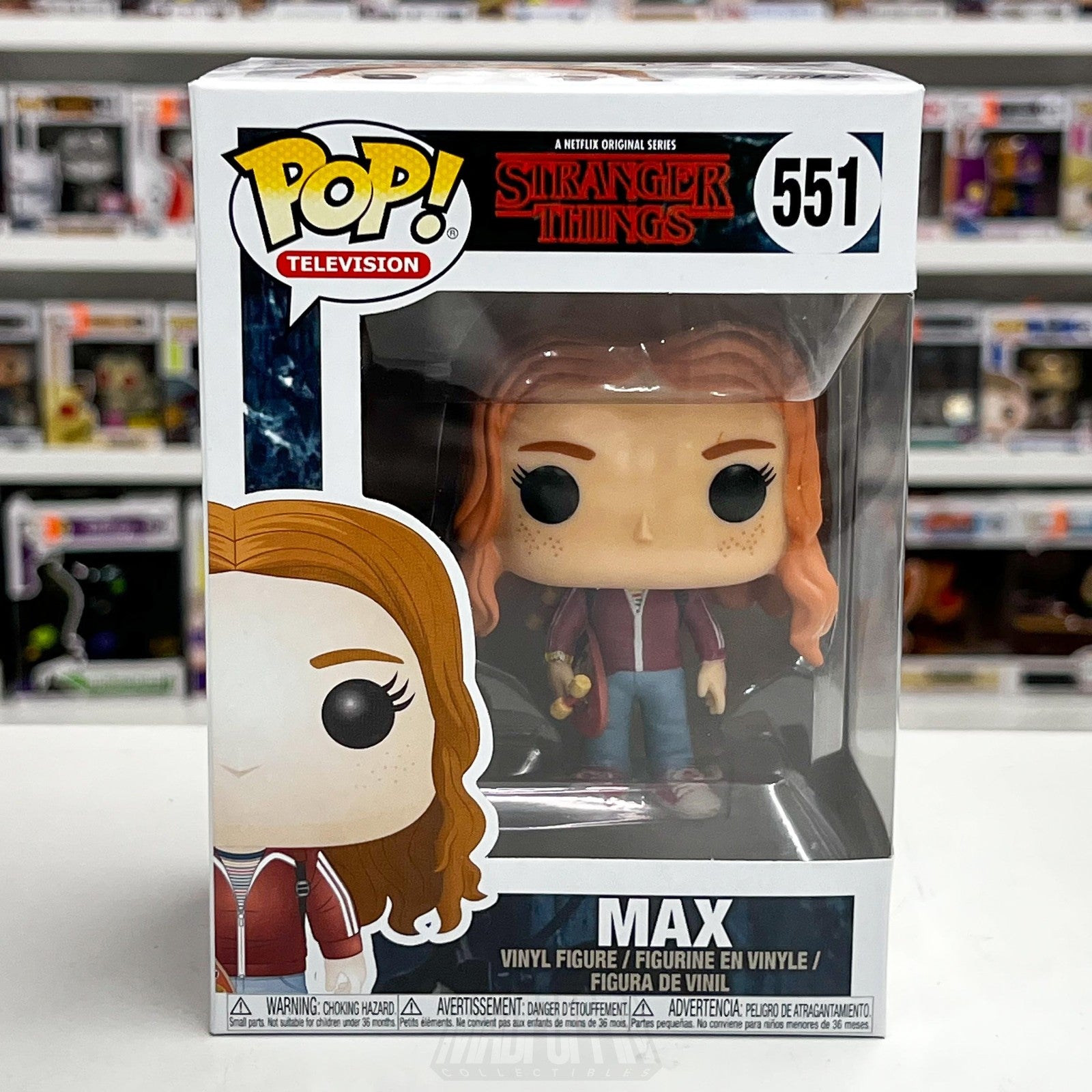 Funko Pop Television Stranger Things Max Mayfield 551 Vinyl Figure Horror Sci-Fi0