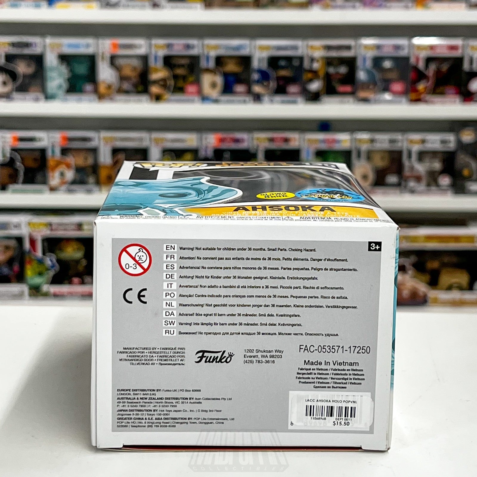 Funko Pop Star Wars Rebels Ahsoka Glow LACC 130 Original 2017 Release Toy Figure8