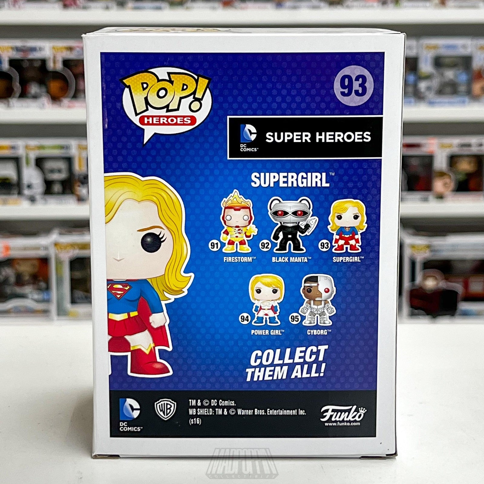 Funko Pop Heroes Supergirl 93 DC Comics Vinyl Figure New Box Collectible Gift