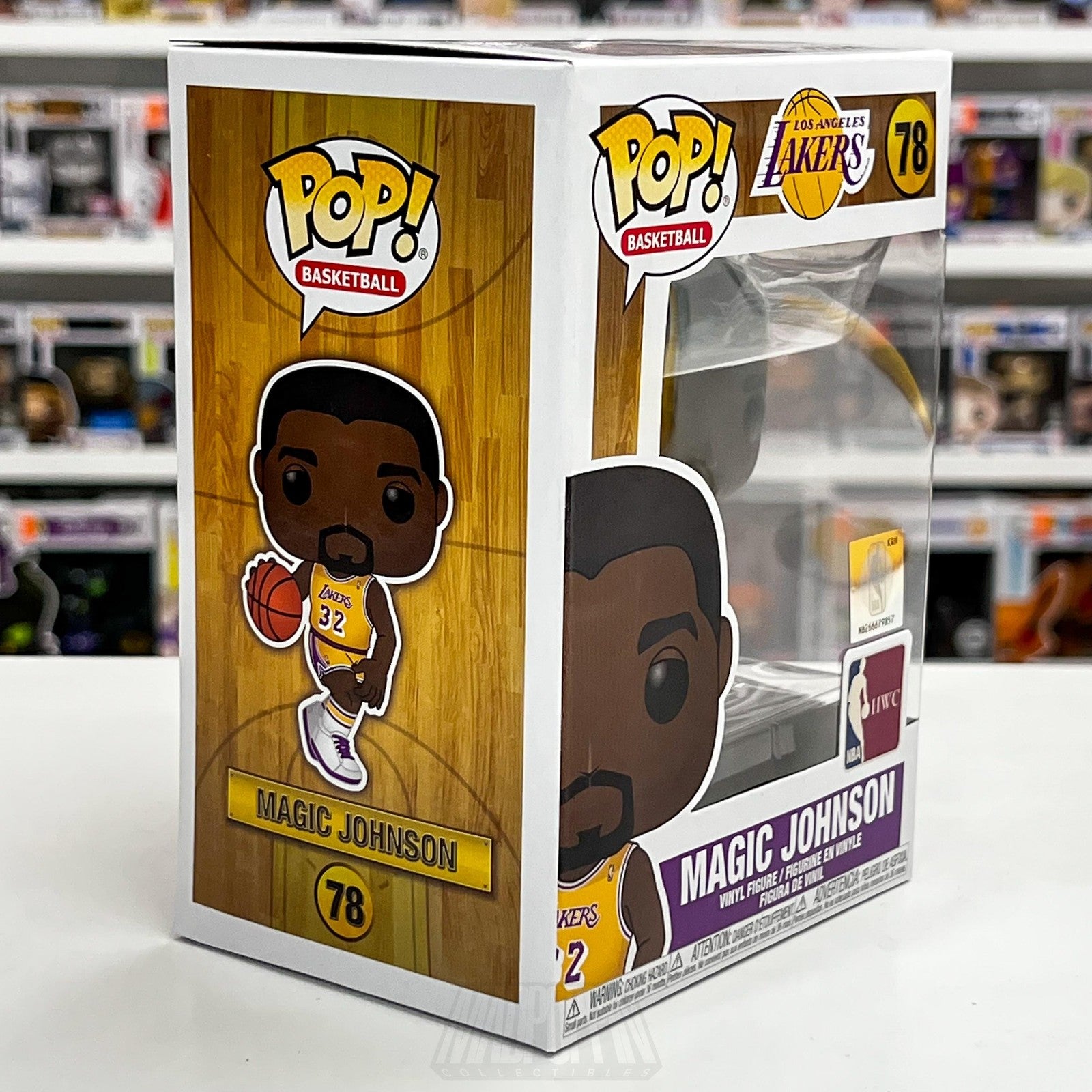 Funko Pop Los Angeles Lakers Magic Johnson Vinyl Figure #78 NBA Basketball HWC5