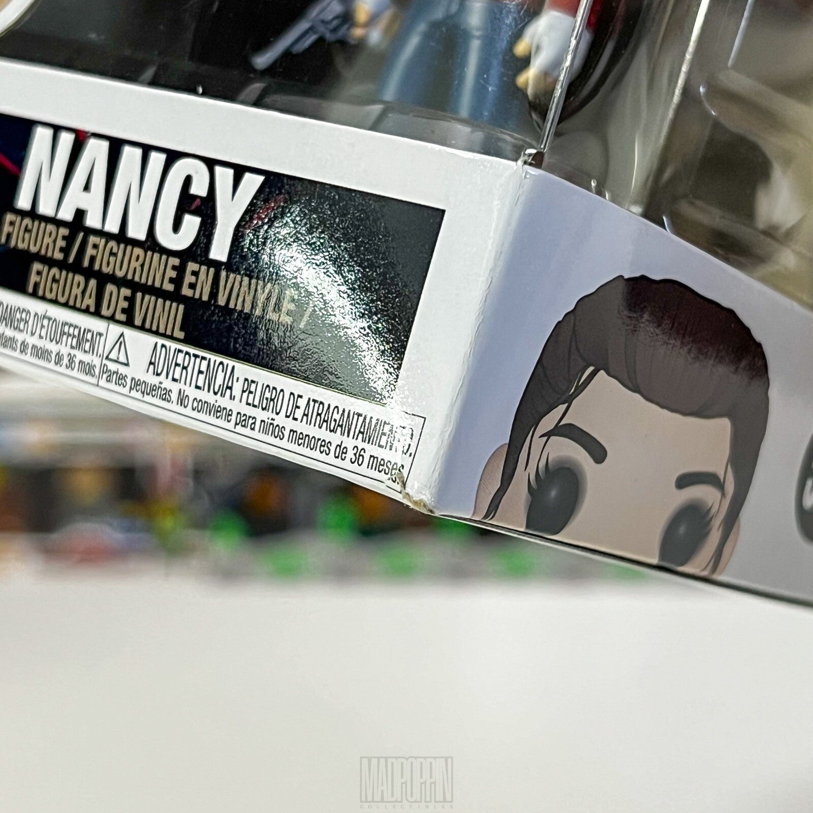 Funko Pop TV Netflix Stranger Things Nancy Wheeler w/Gun Coly Python Vaulted 514