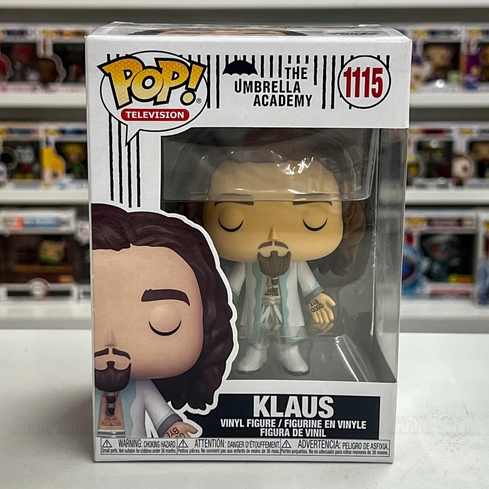 Funko Pop Television The Umbrella Academy Klaus #1115 Vinyl Figure New in Box