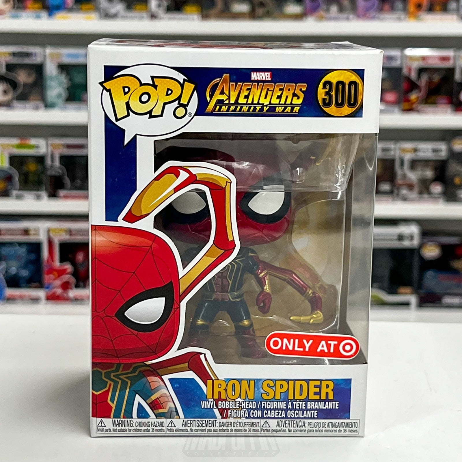 Funko Pop Marvel Avengers Infinity War Iron Spider Target 300 Stark Vinyl Figure0