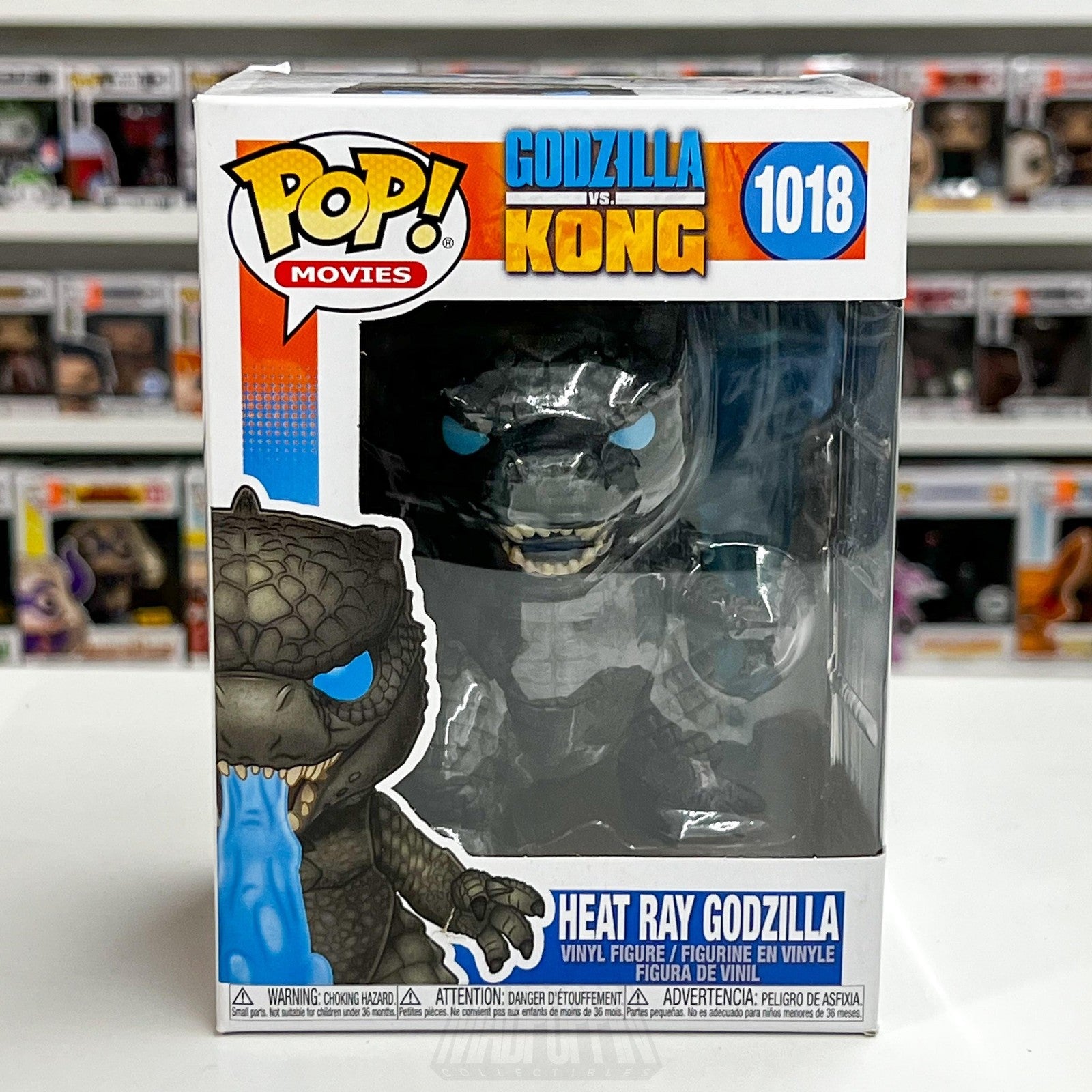 Funko Pop Movies Heat Ray Godzilla vs Kong 1018 Vinyl Figure Toy Kaiju Monsters