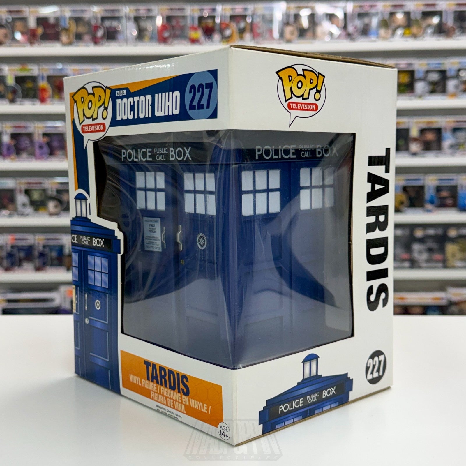 Funko Pop Television BBC Doctor Who TARDIS 227 Sci-Fi Timeship Toy Vinyl Figure1