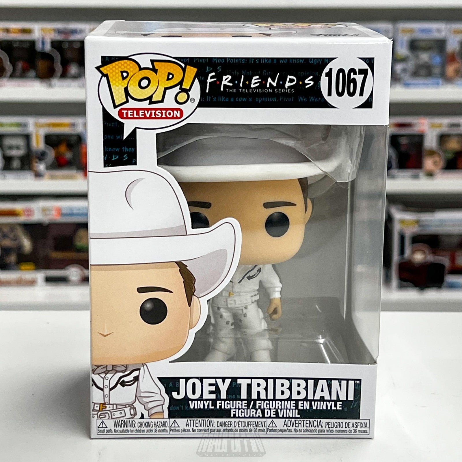 Funko Pop Friends Joey Tribbiani #1067 Vinyl Figure TV Show Collectible New