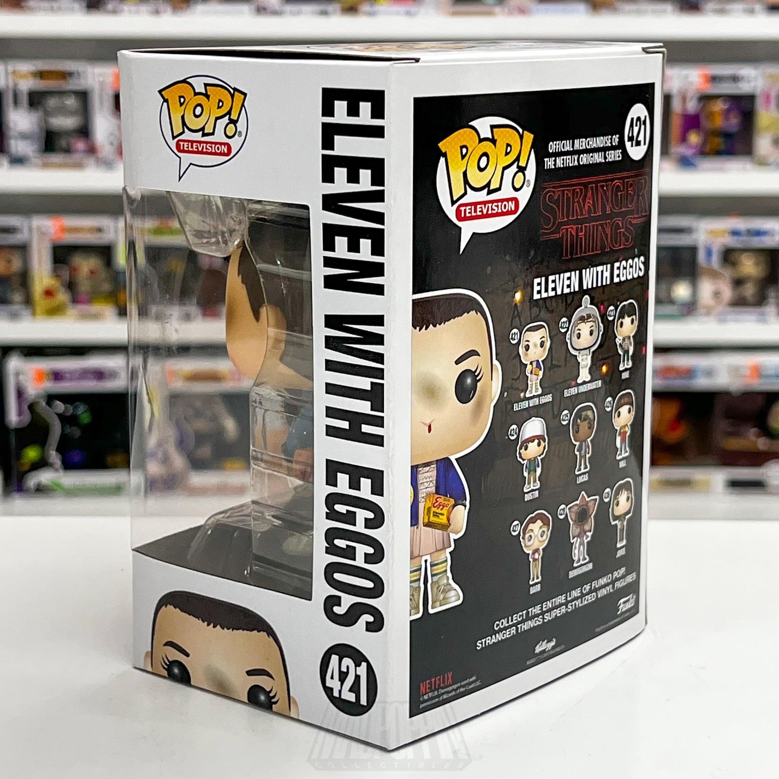 Funko Pop Television Stranger Things Eleven With Eggos 421 Vinyl Figure Horror2