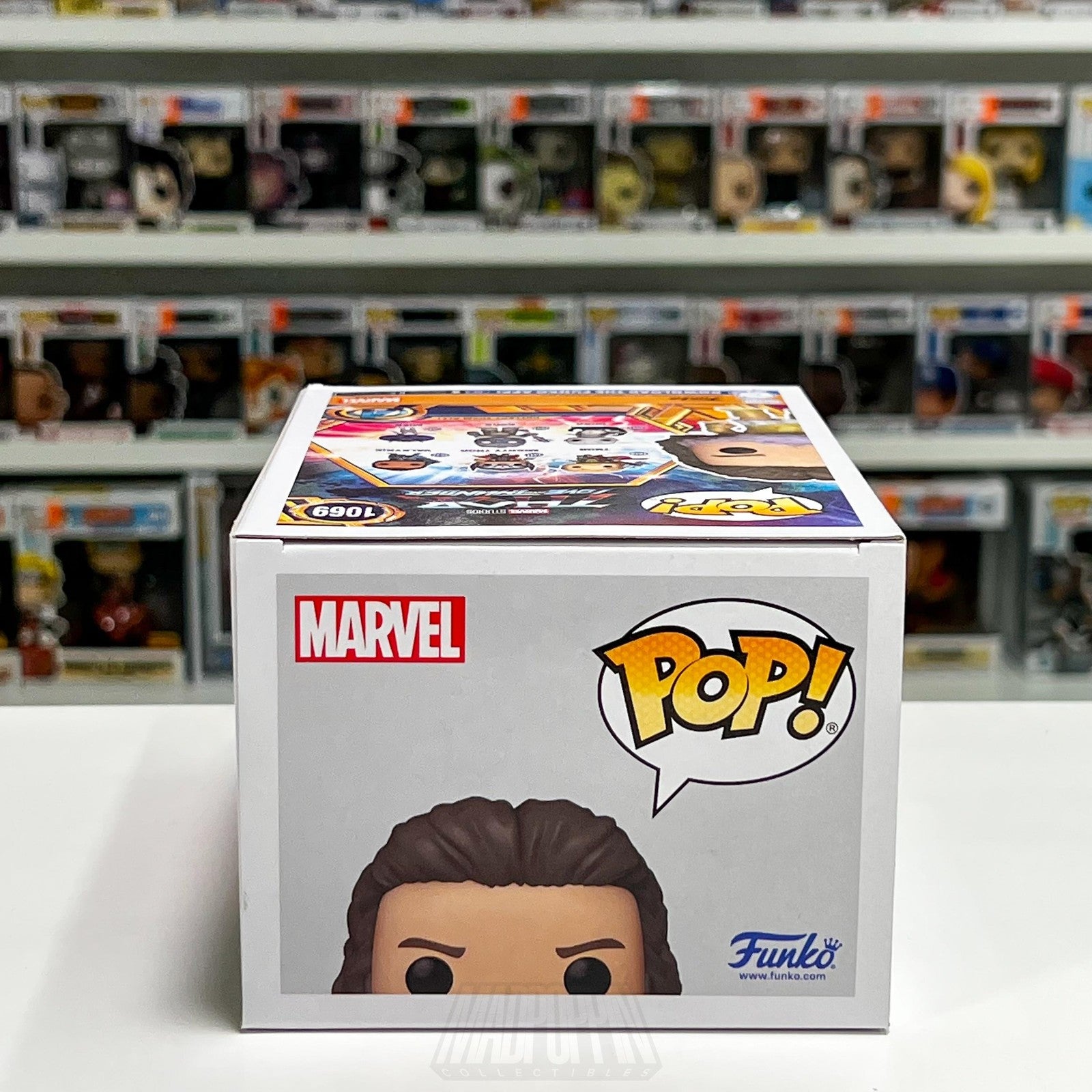 Funko Pop Marvel Thor Love and Thunder Zeus God 1069 BobbleHead Vinyl Figure Toy
