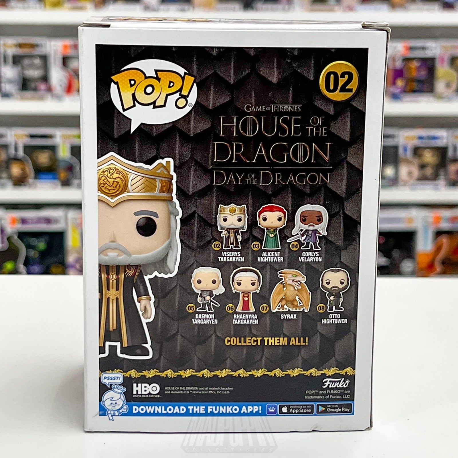 Funko Pop Viserys Targaryen 02 House of the Dragon Vinyl Figure Game of Thrones3