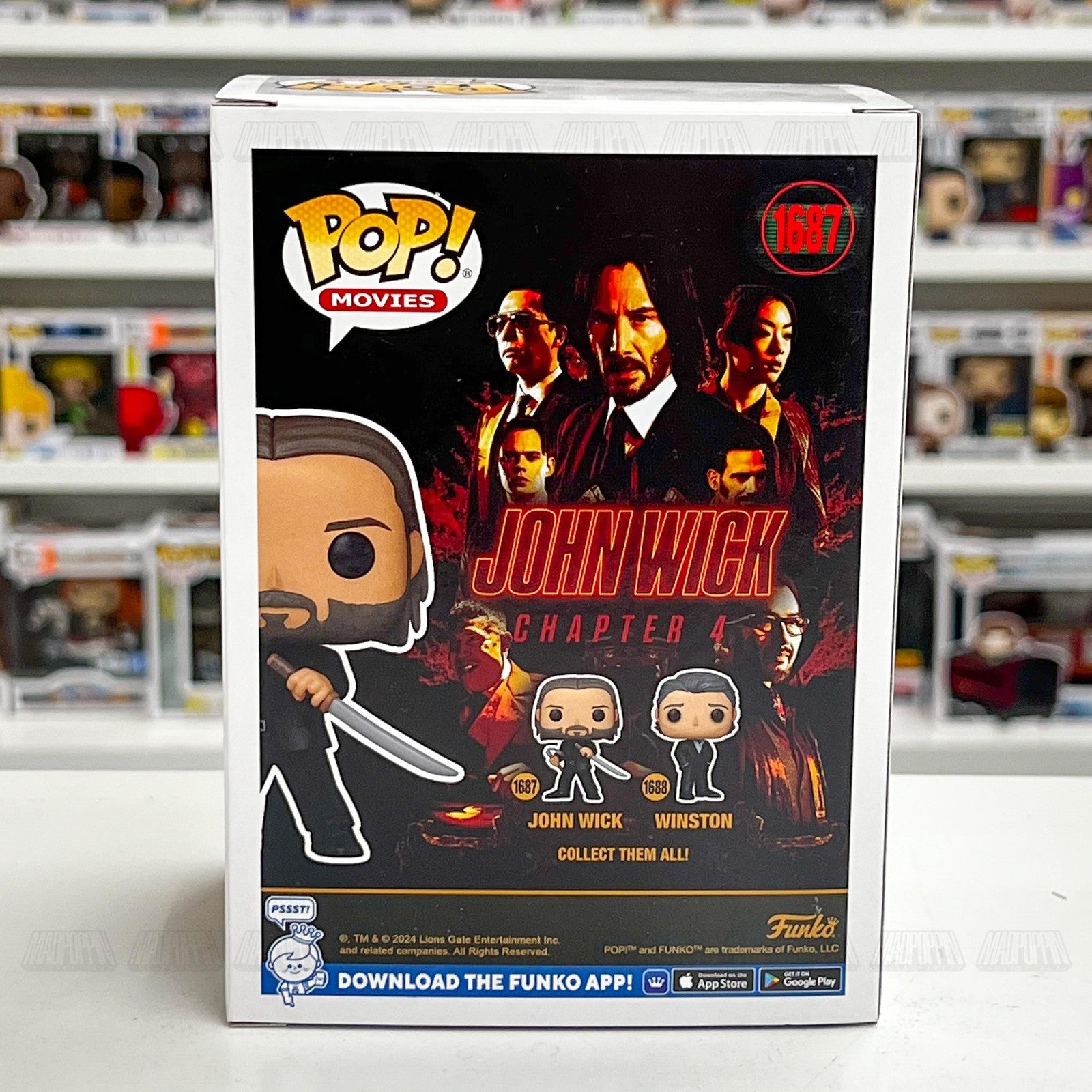 Funko Pop John Wick Chapter 4 1687 Vinyl Figure Movies Collectible New In Box3