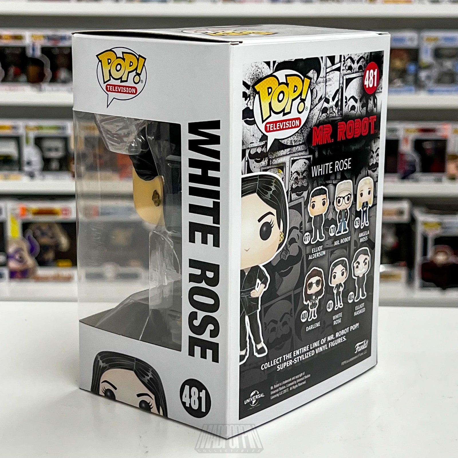 Funko Pop Mr. Robot White Rose 481 Vinyl Figure TV Collectible New in
